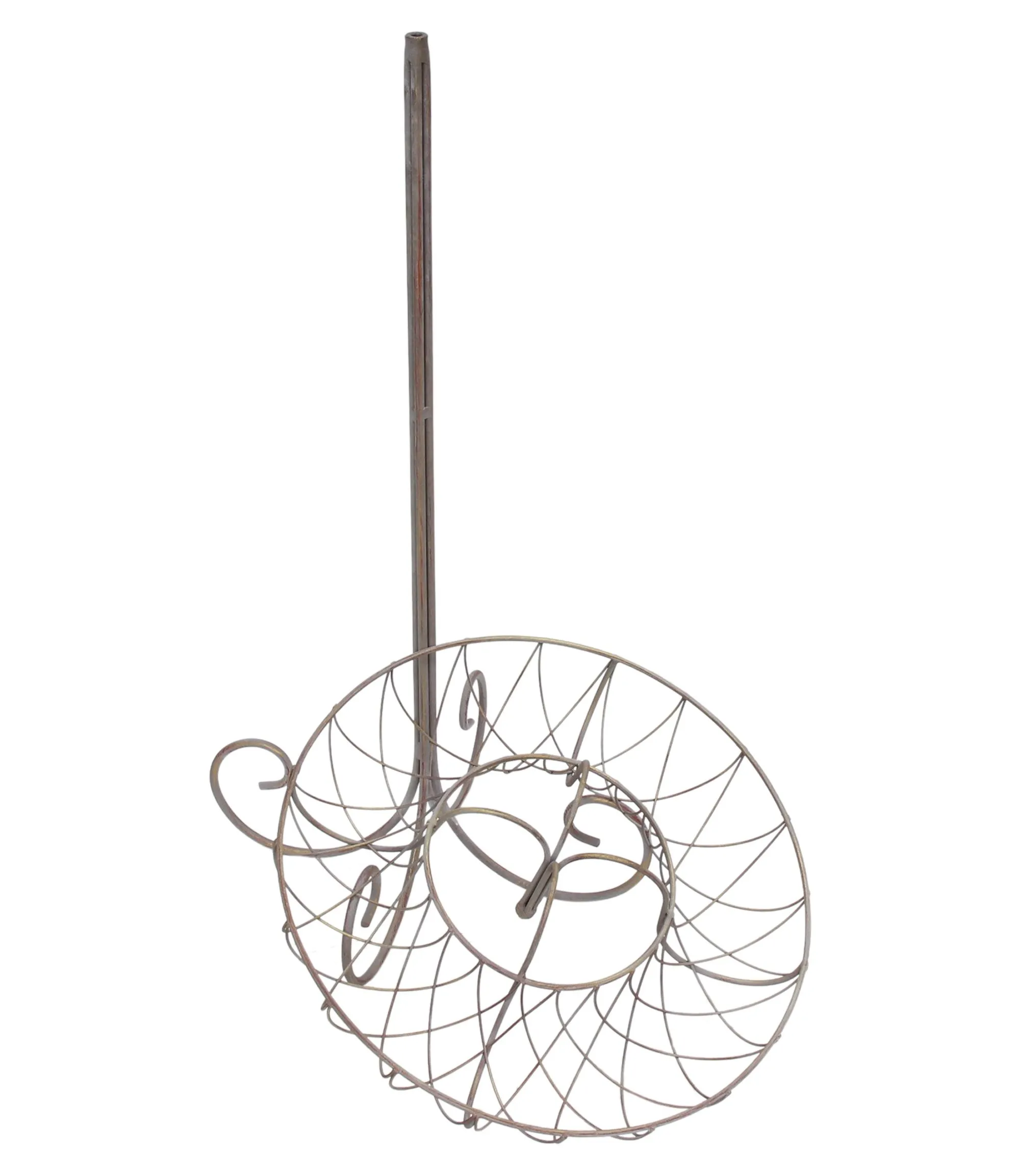 Kranzständer "Shabby-Chic"  im Frank Flechtwaren Online Shop für Vintage-Flair im Weihnachtsgarten kaufen