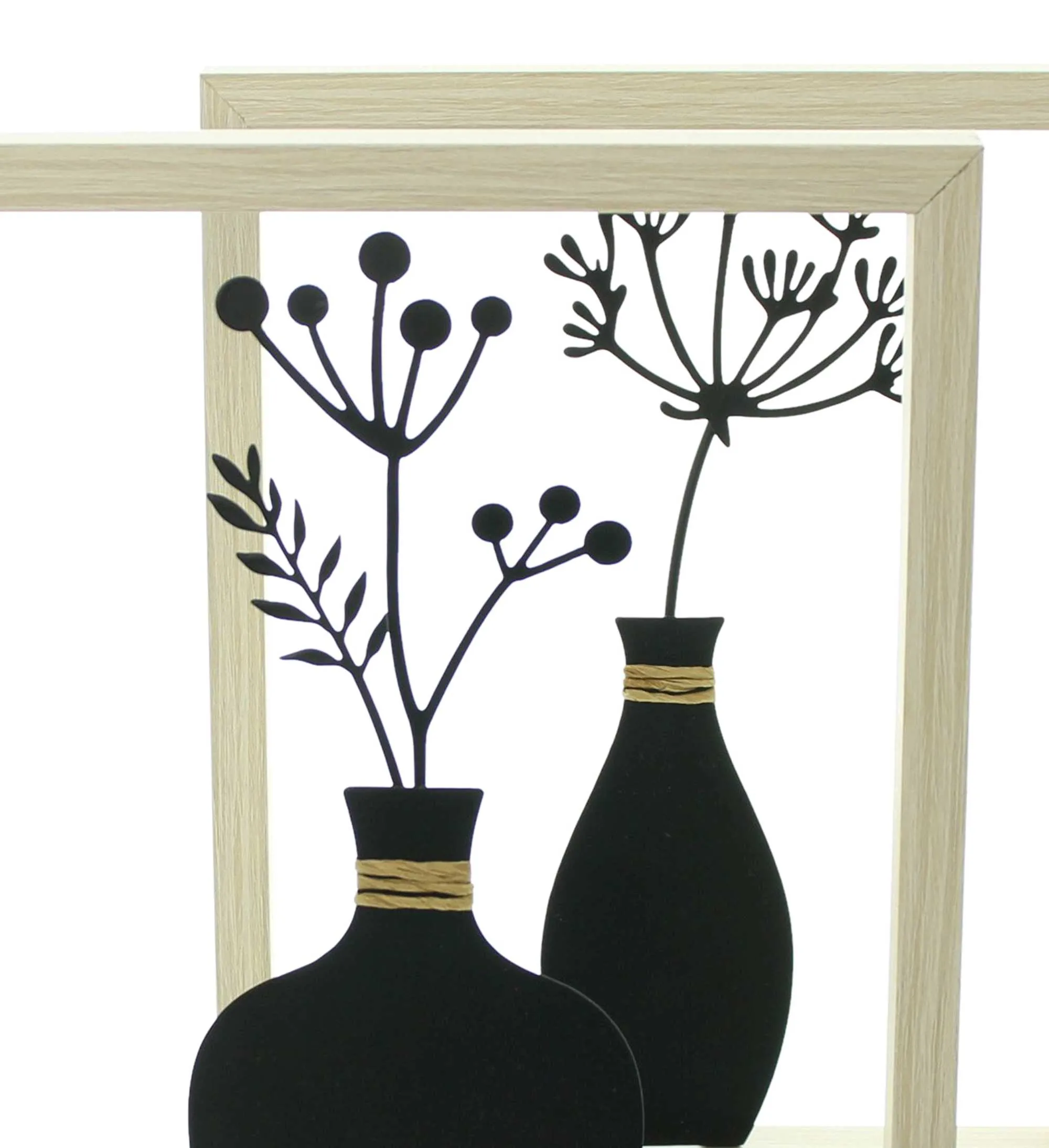 Wanddeko "Vase", 2er Set  im Frank Flechtwaren Online Shop für Wanddeko kaufen