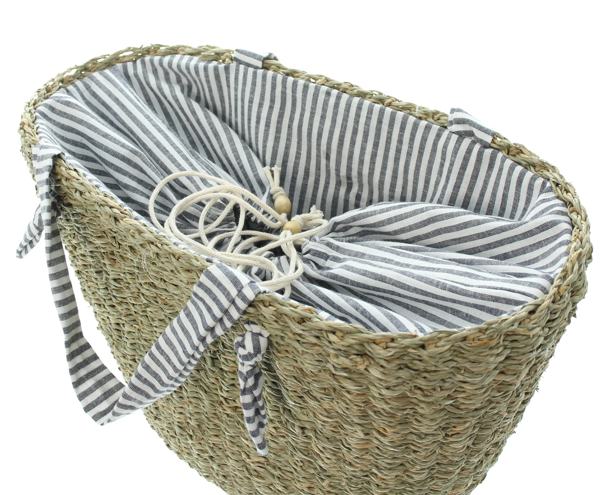 Tasche "Stripes"  im Frank Flechtwaren Online Shop für Urlaubsfeeling kaufen