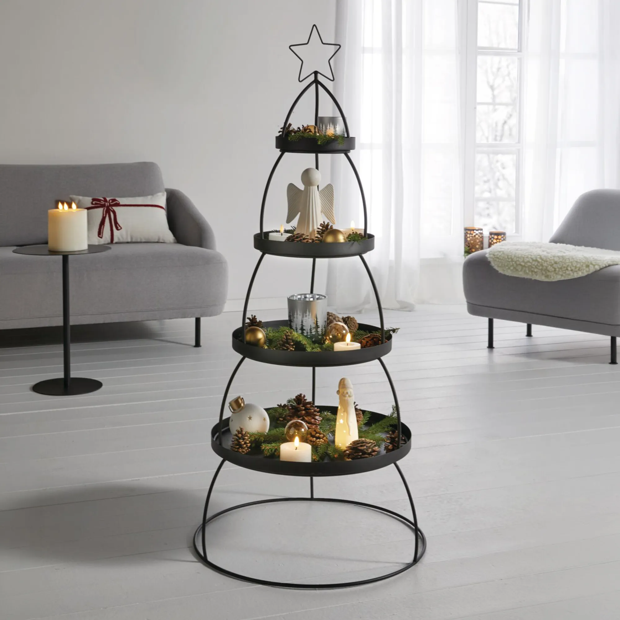 Etagere "Tannenbaum"  im Frank Flechtwaren Online Shop kaufen