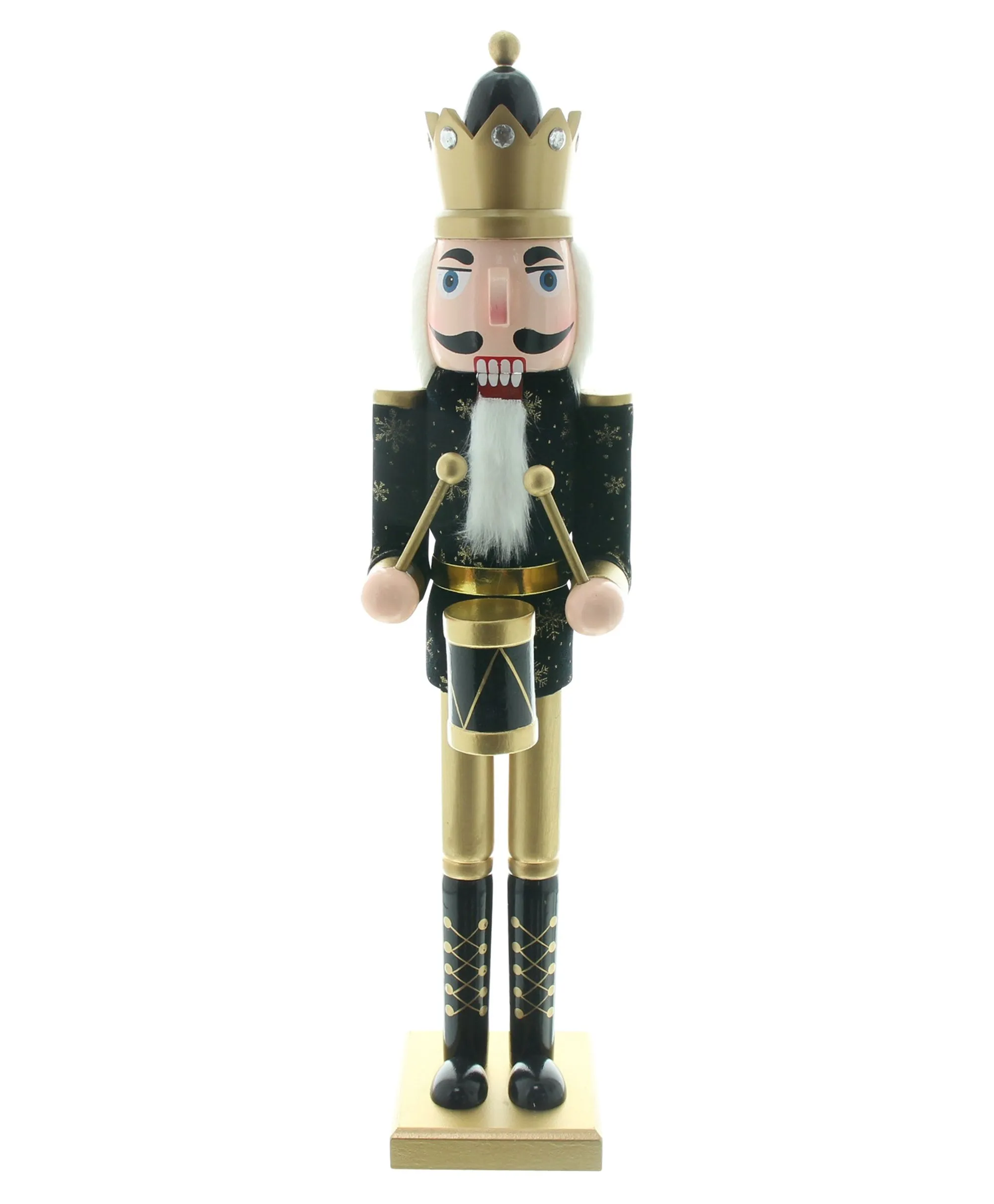 Deko-Nussknacker "King Drum"  im Frank Flechtwaren Online Shop für Weihnachtliche Dekofiguren kaufen