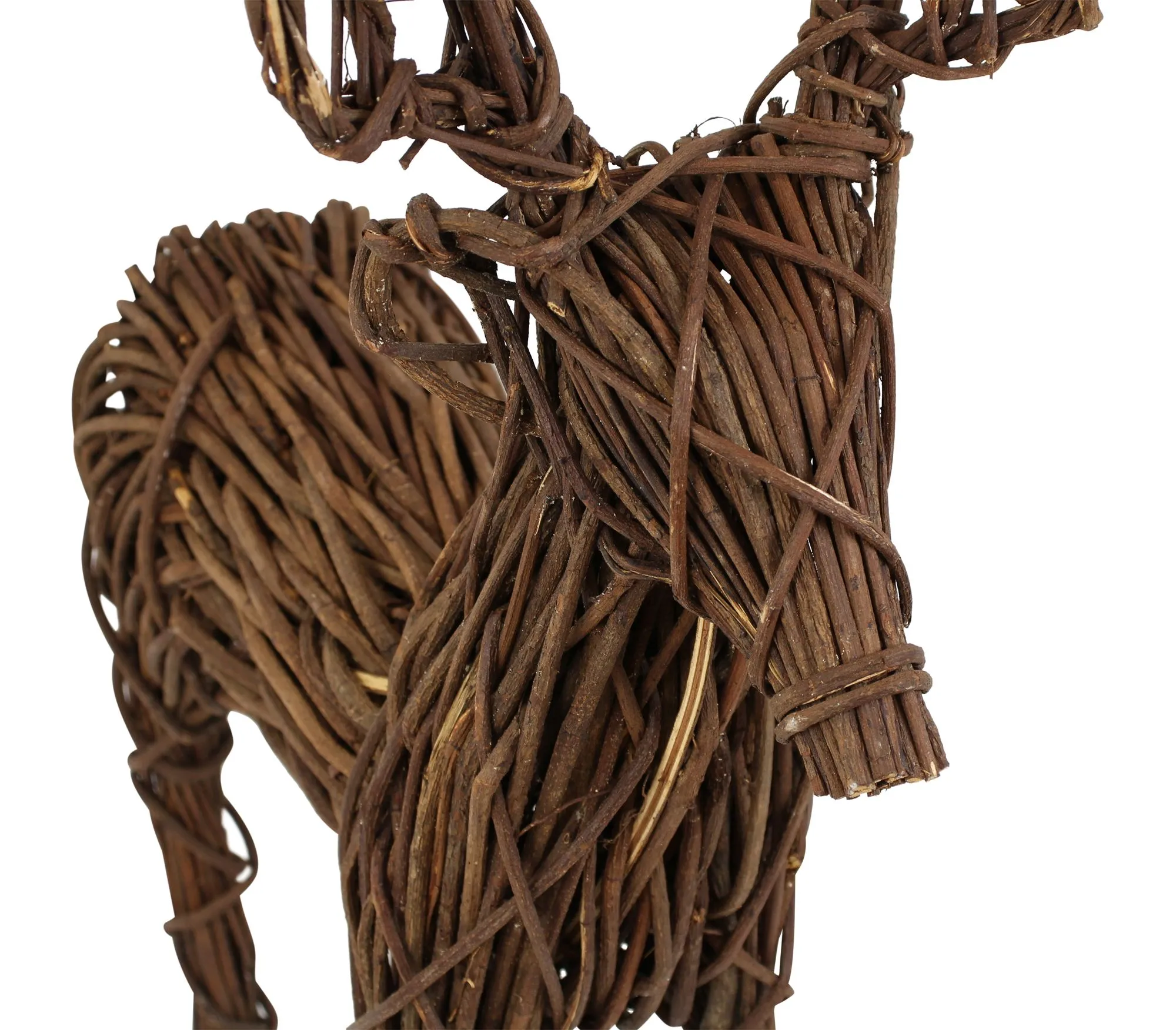 Figur "Rentier"  im Frank Flechtwaren Online Shop für Weihnachtliche Dekofiguren kaufen