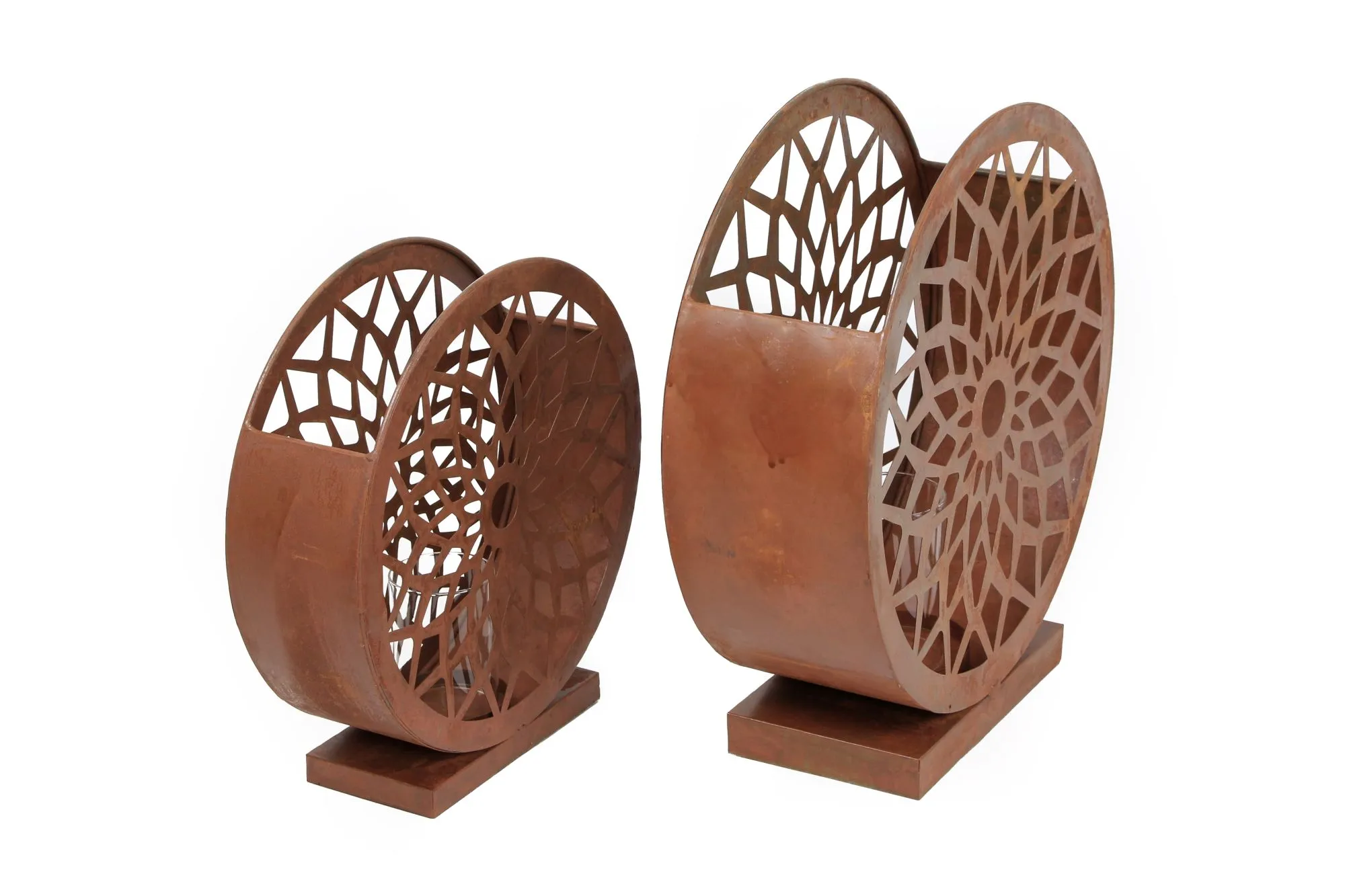 Windlicht "Ornament", 2er Set  im Frank Flechtwaren Online Shop für Windlichter kaufen