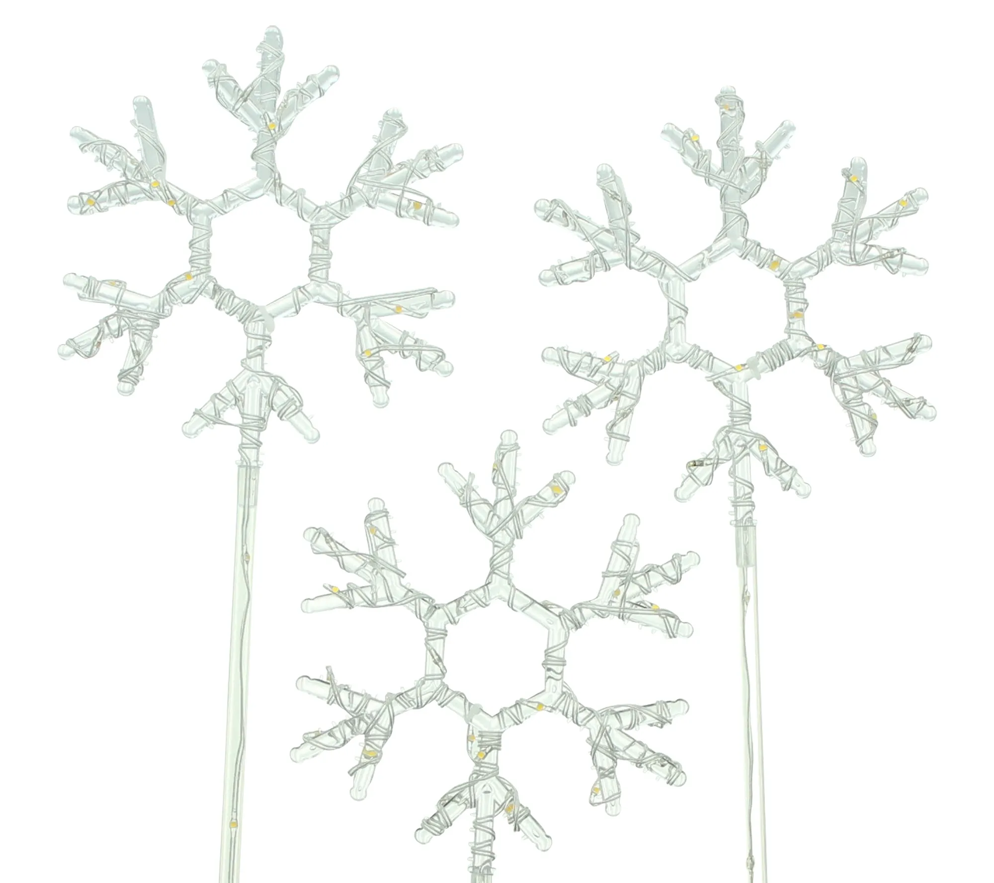 LED-Stecker "Schneeflocke"  im Frank Flechtwaren Online Shop für Gartenbeleuchtung kaufen