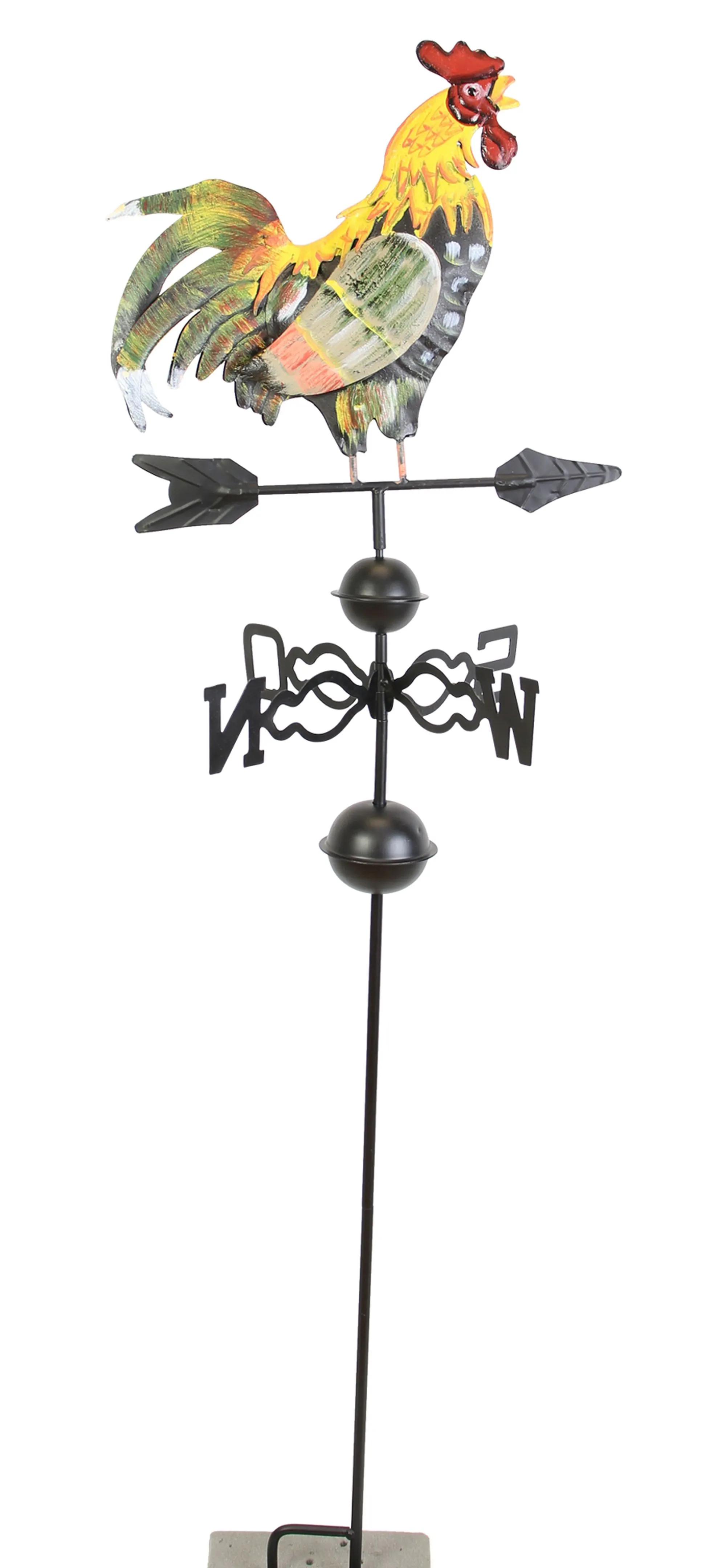 Hahn auf Windrad  im Frank Flechtwaren Online Shop für Bunter Ostergarten kaufen