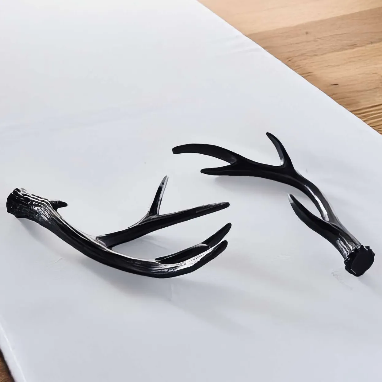 Geweih "Schwarz", 2er Set  im Frank Flechtwaren Online Shop für Deko- und Wohnaccessoires kaufen