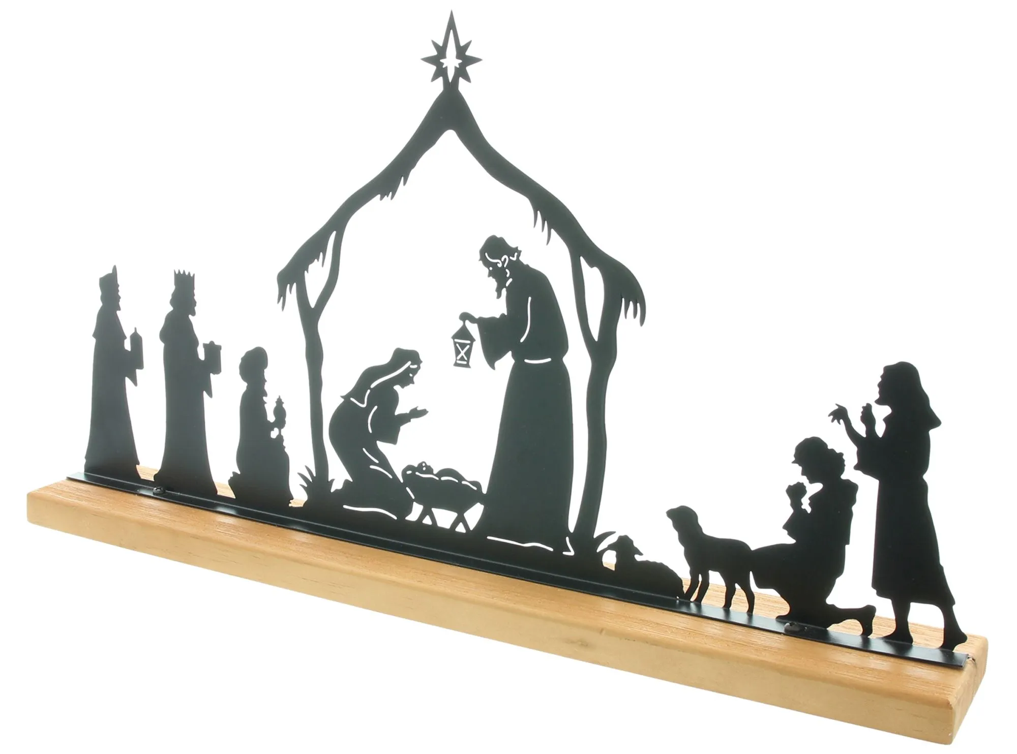 Weihnachtsdeko "Heiligabend"  im Frank Flechtwaren Online Shop für Weihnachtliche Dekofiguren kaufen