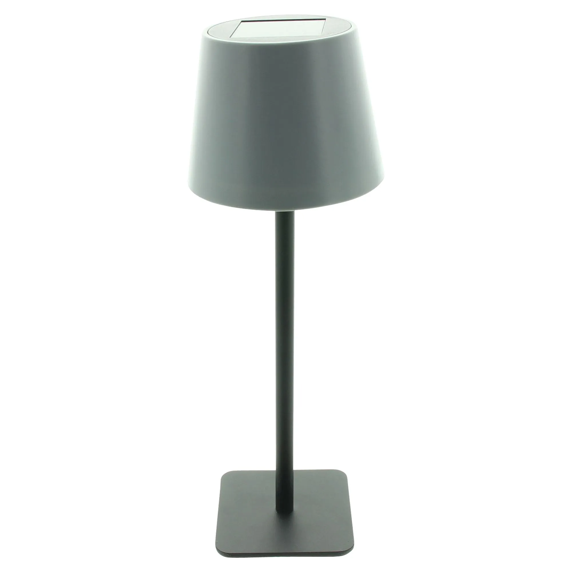 LED-Solar-Tischlampe "Grey"  im Frank Flechtwaren Online Shop für LED-Lampen kaufen