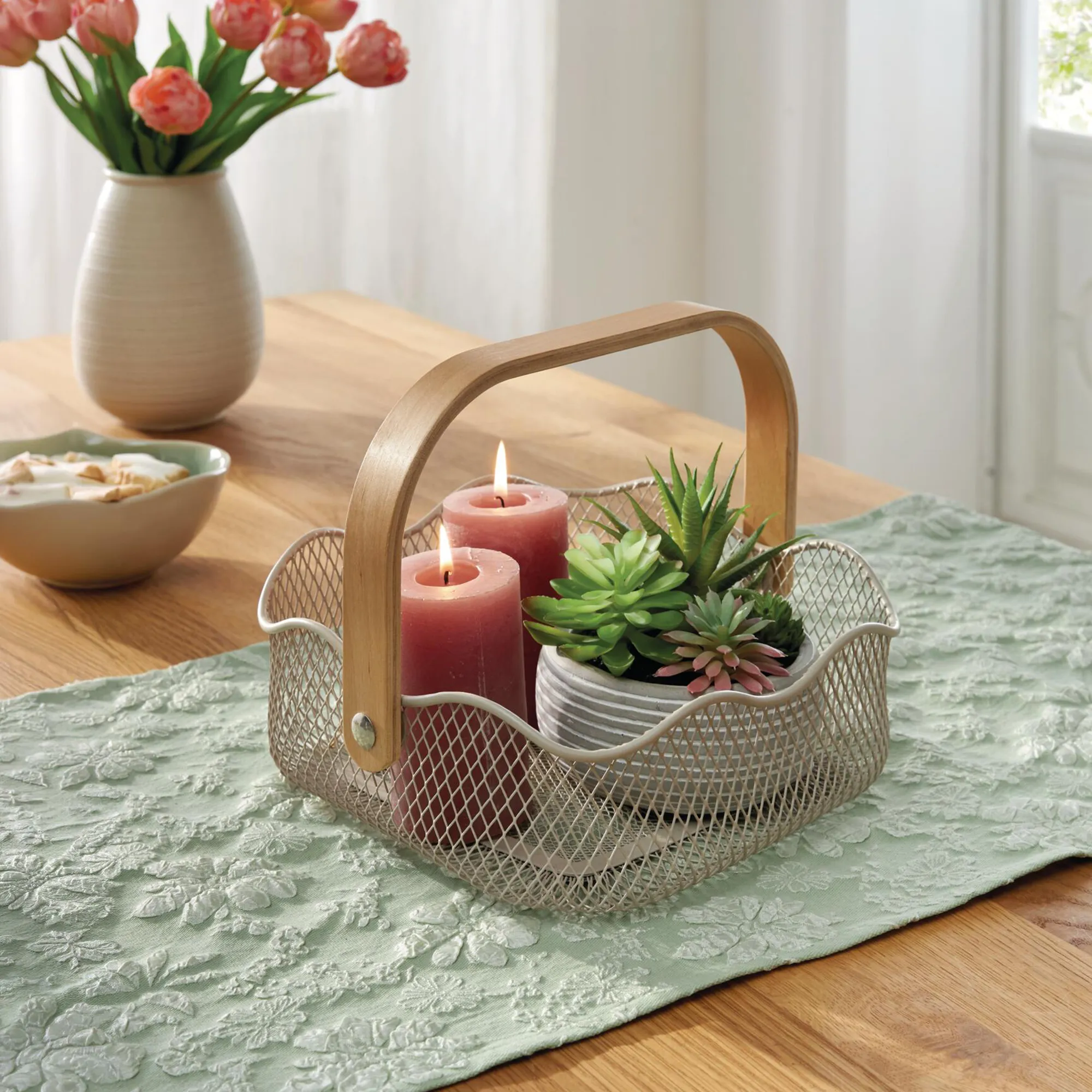 Kunstpflanze "Sukkulenten im Topf"  im Frank Flechtwaren Online Shop für Natur &amp; Grün kaufen