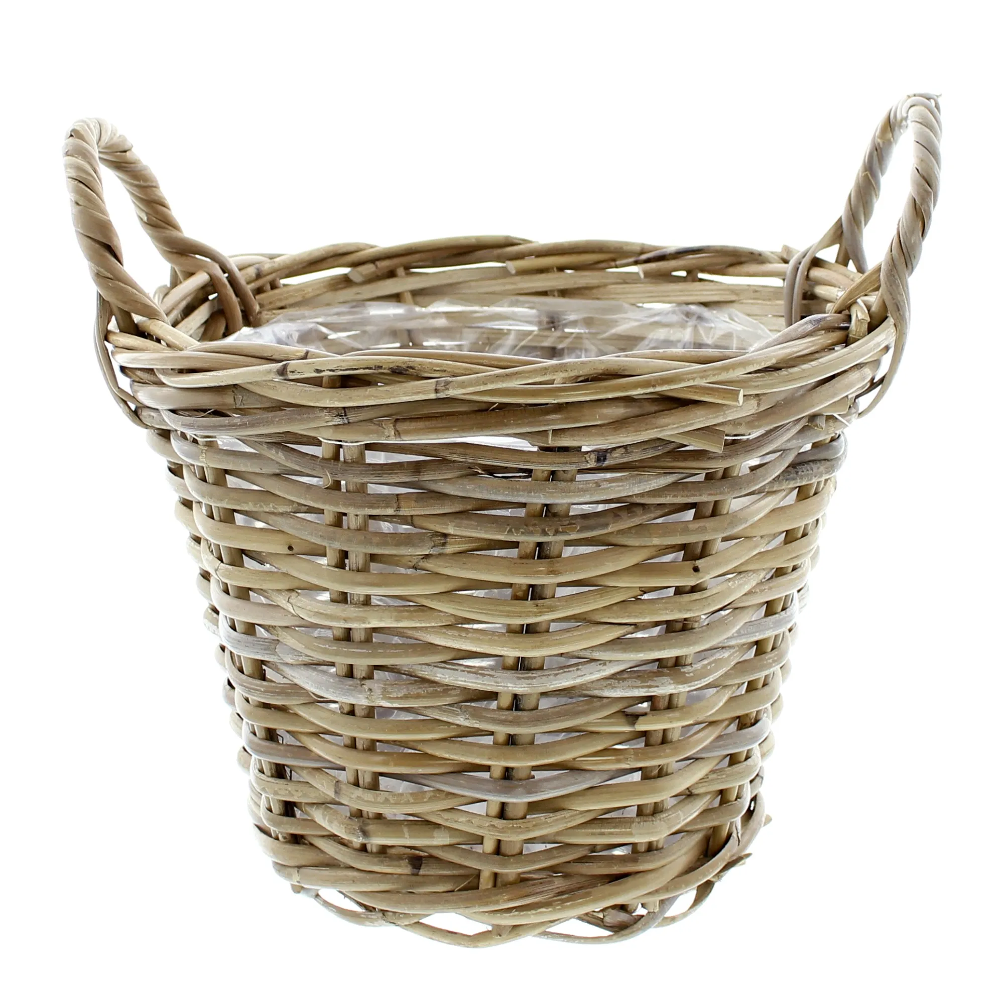 Pflanzkorb "Rattan", klein  im Frank Flechtwaren Online Shop für Pflanzkörbe kaufen