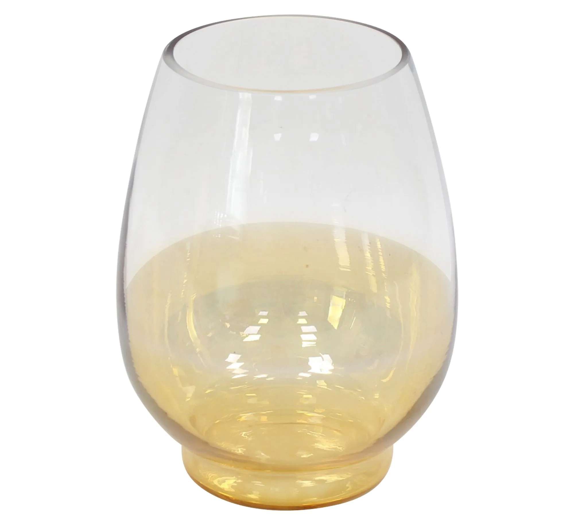 Dekovase "Golden"  im Frank Flechtwaren Online Shop für Gold &amp; Schwarz kaufen