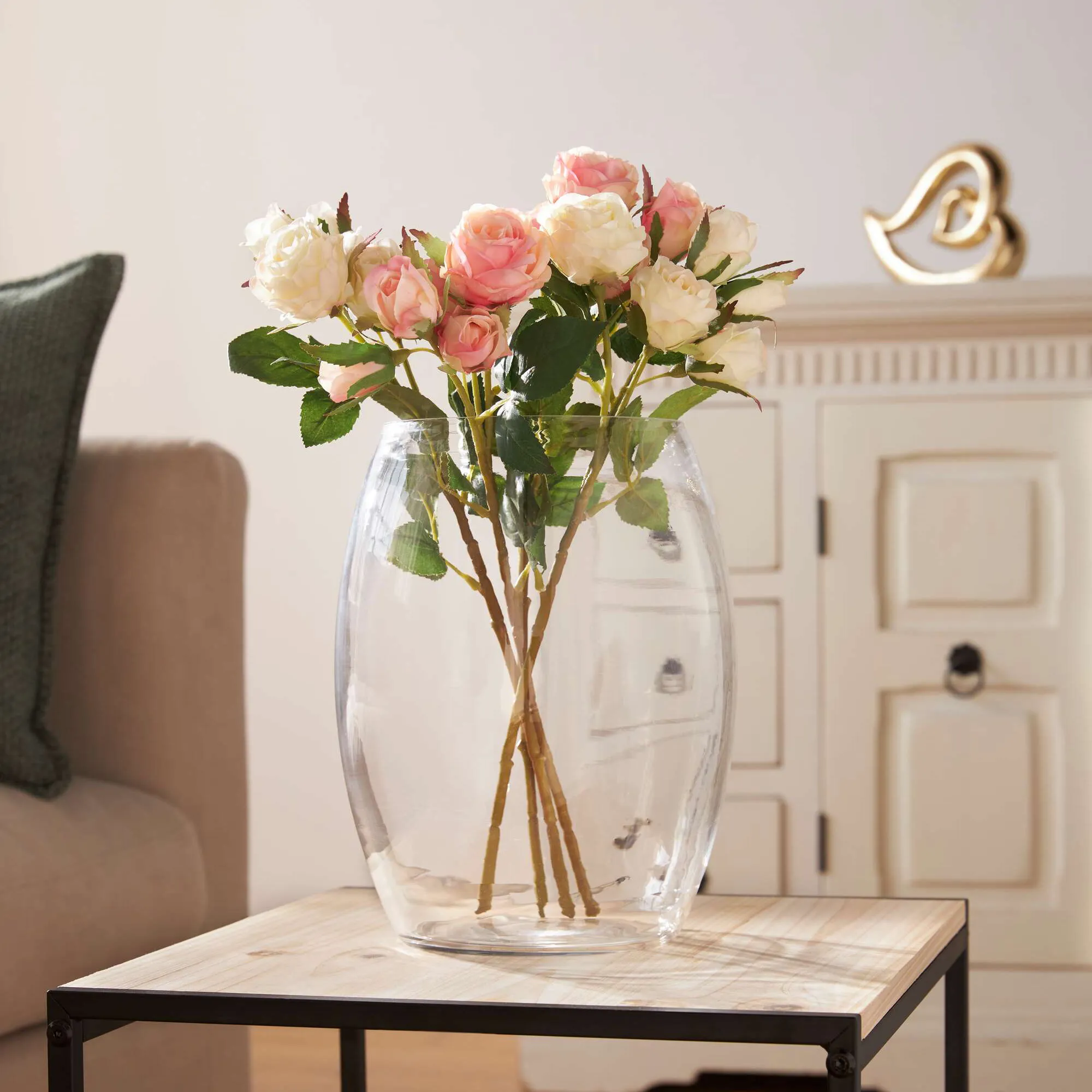 Kunstblume "Rosenliebe", 4er Set  im Frank Flechtwaren Online Shop für Kunstpflanzen kaufen