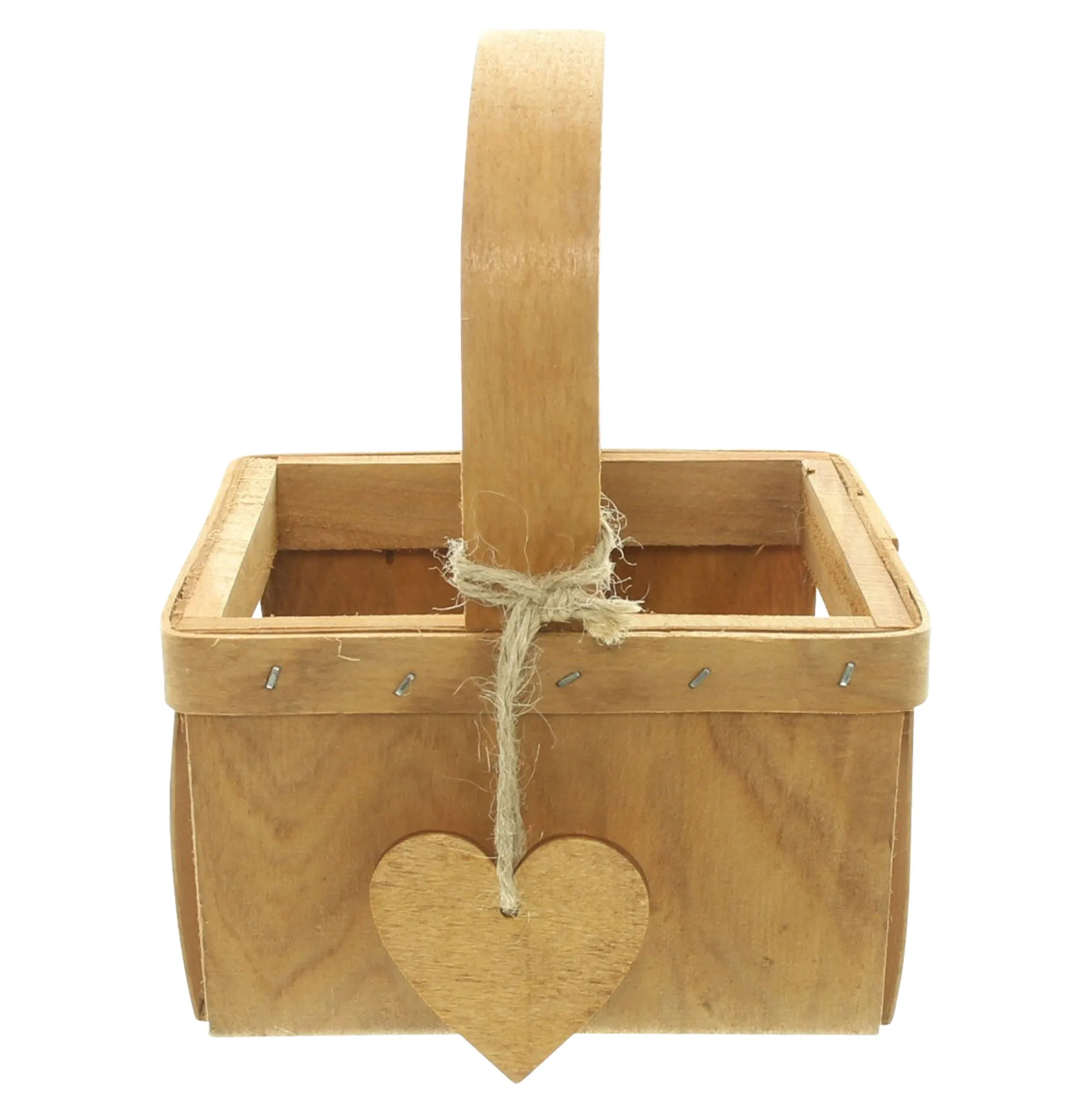 Bügelkorb "Herzchen", klein  im Frank Flechtwaren Online Shop für Goldene Herbstmomente kaufen