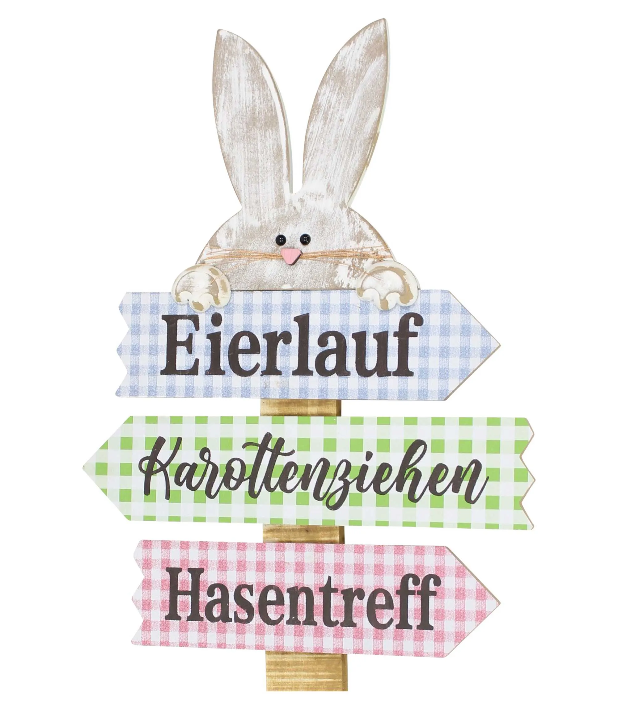 Gartenschild "Osterparty"  im Frank Flechtwaren Online Shop für Bunte Osterzeit kaufen