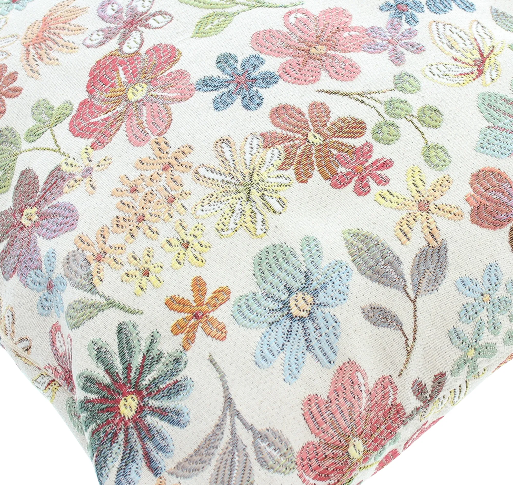 Kissenhülle "Jacquard-Flowers"  im Frank Flechtwaren Online Shop für Kissenhüllen kaufen