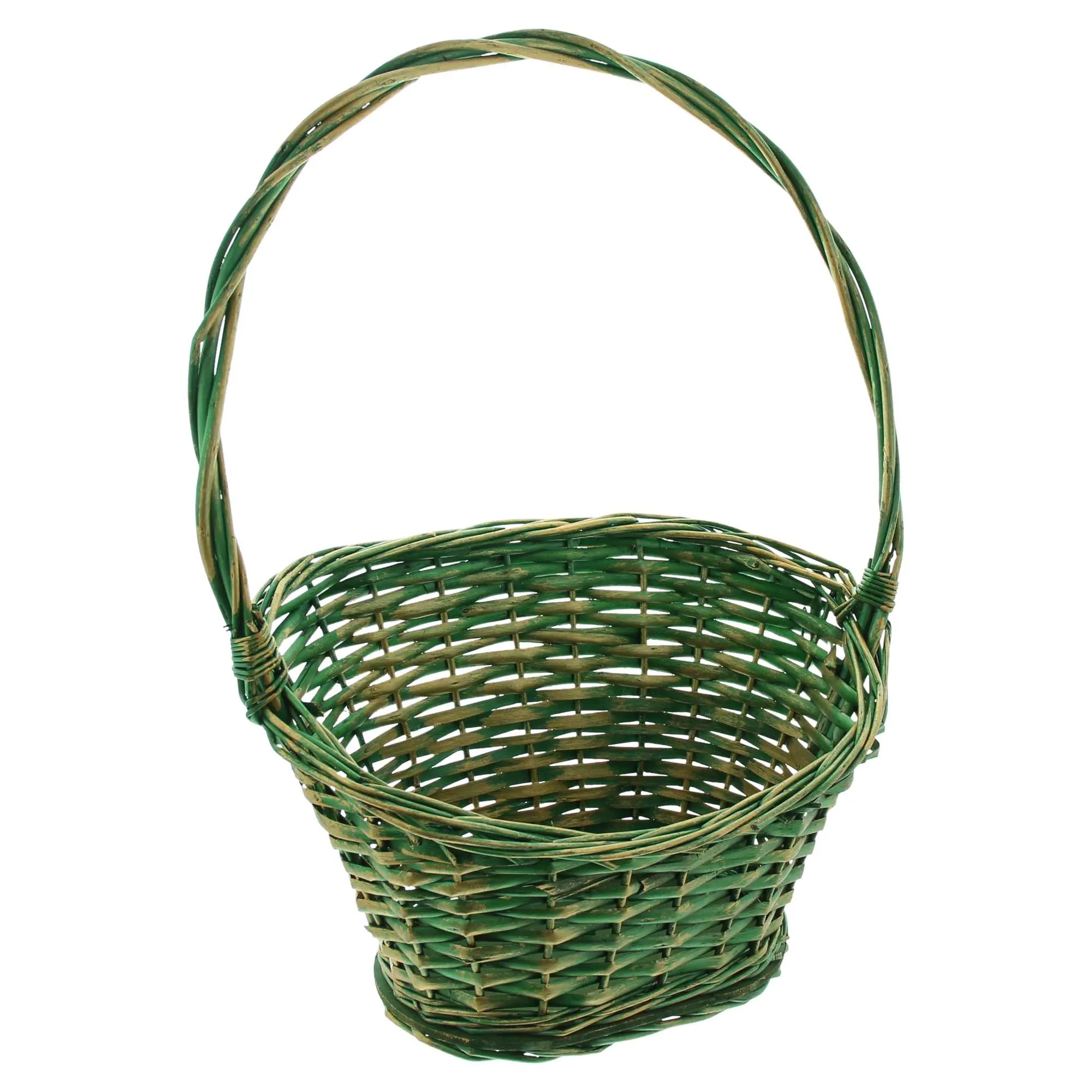 Präsentkorb "Grün/Gold"  im Frank Flechtwaren Online Shop für Präsentkörbe kaufen