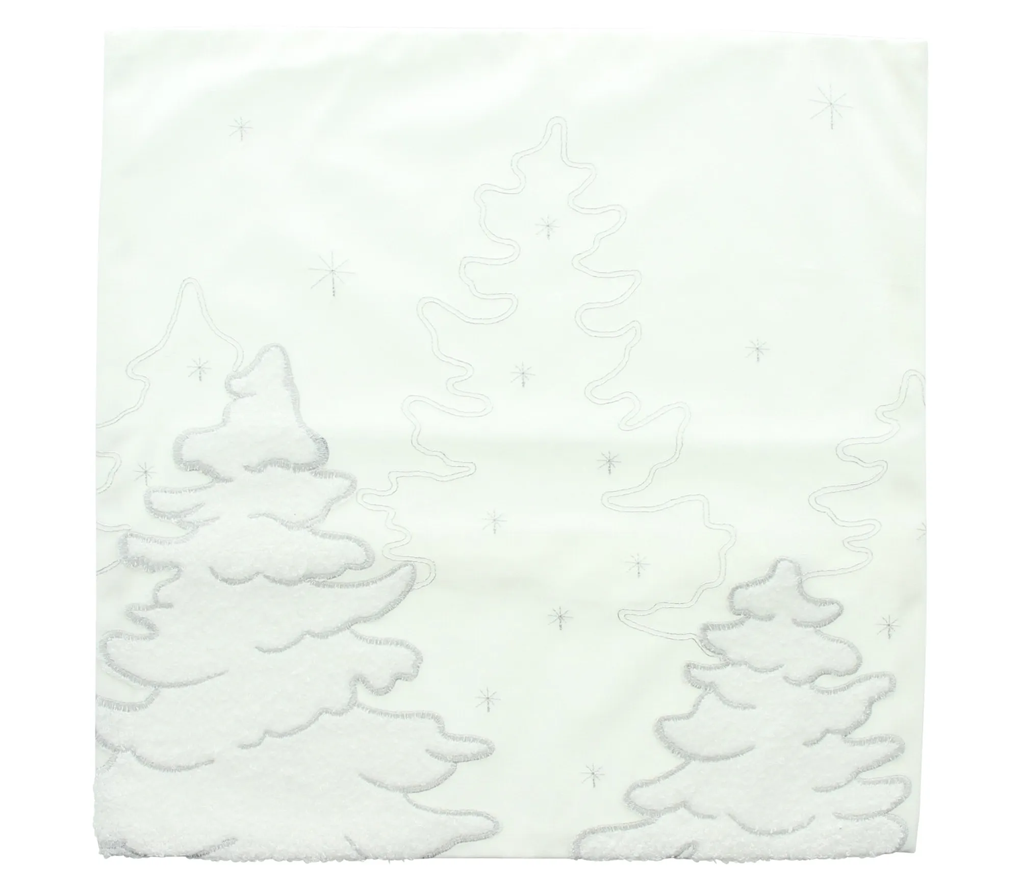 Kissenhülle "Silver Tree"  im Frank Flechtwaren Online Shop für Weihnachtliche Kissen &amp; Kissenhüllen kaufen