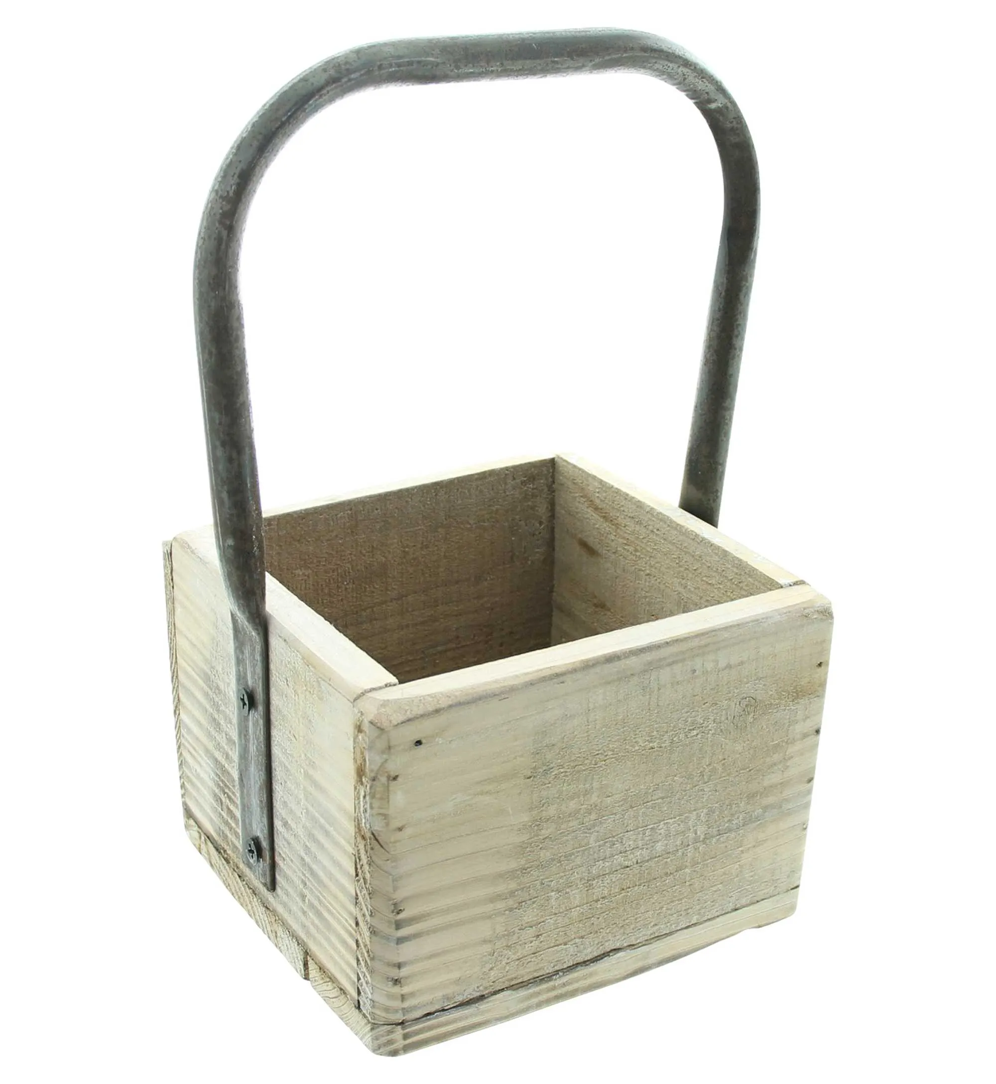 Kiste "Metallbügel"  im Frank Flechtwaren Online Shop für Naturtöne kaufen