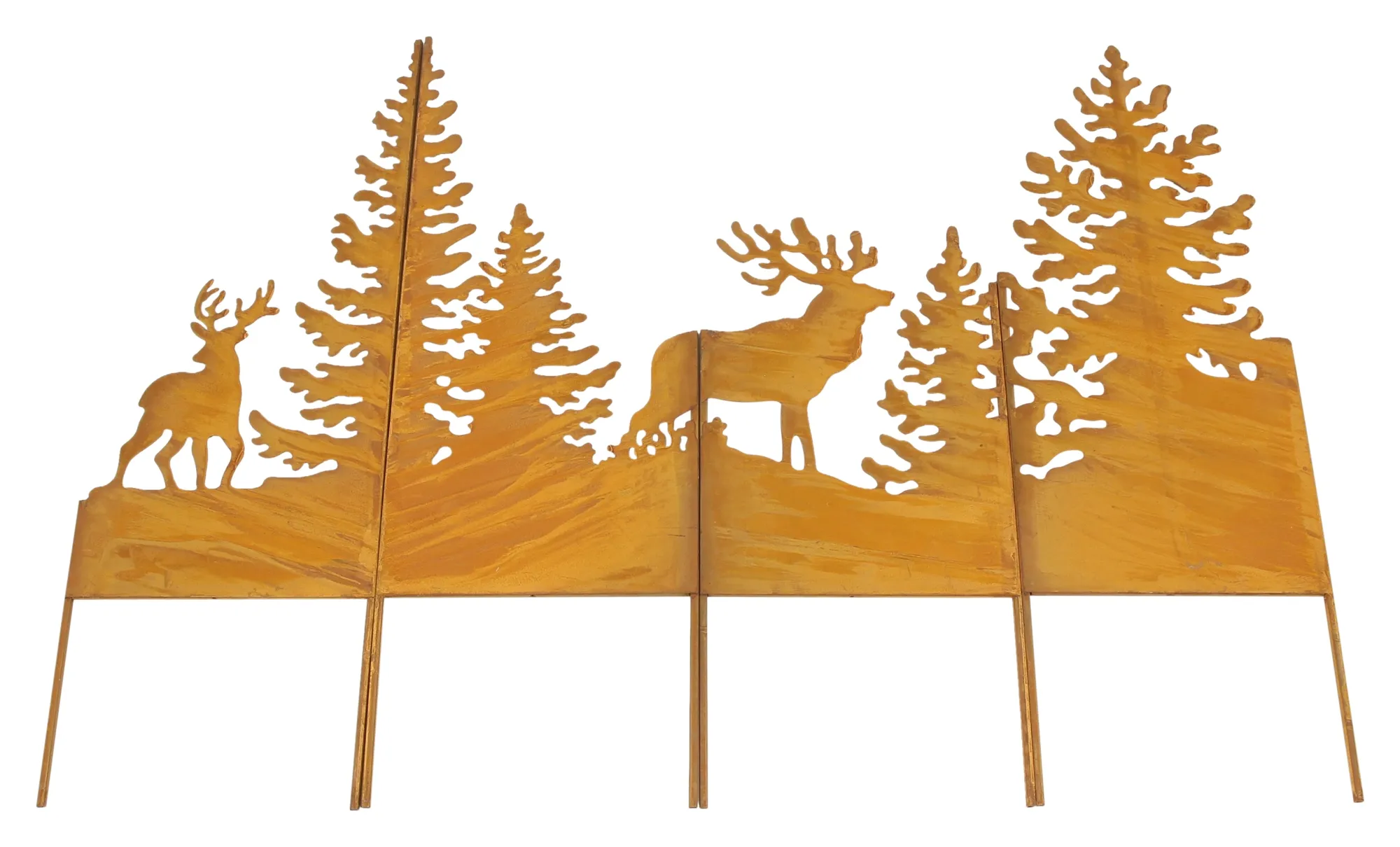 Stecker "Waldtiere", 4tlg.  im Frank Flechtwaren Online Shop für Weihnachtliche Gartenstecker kaufen