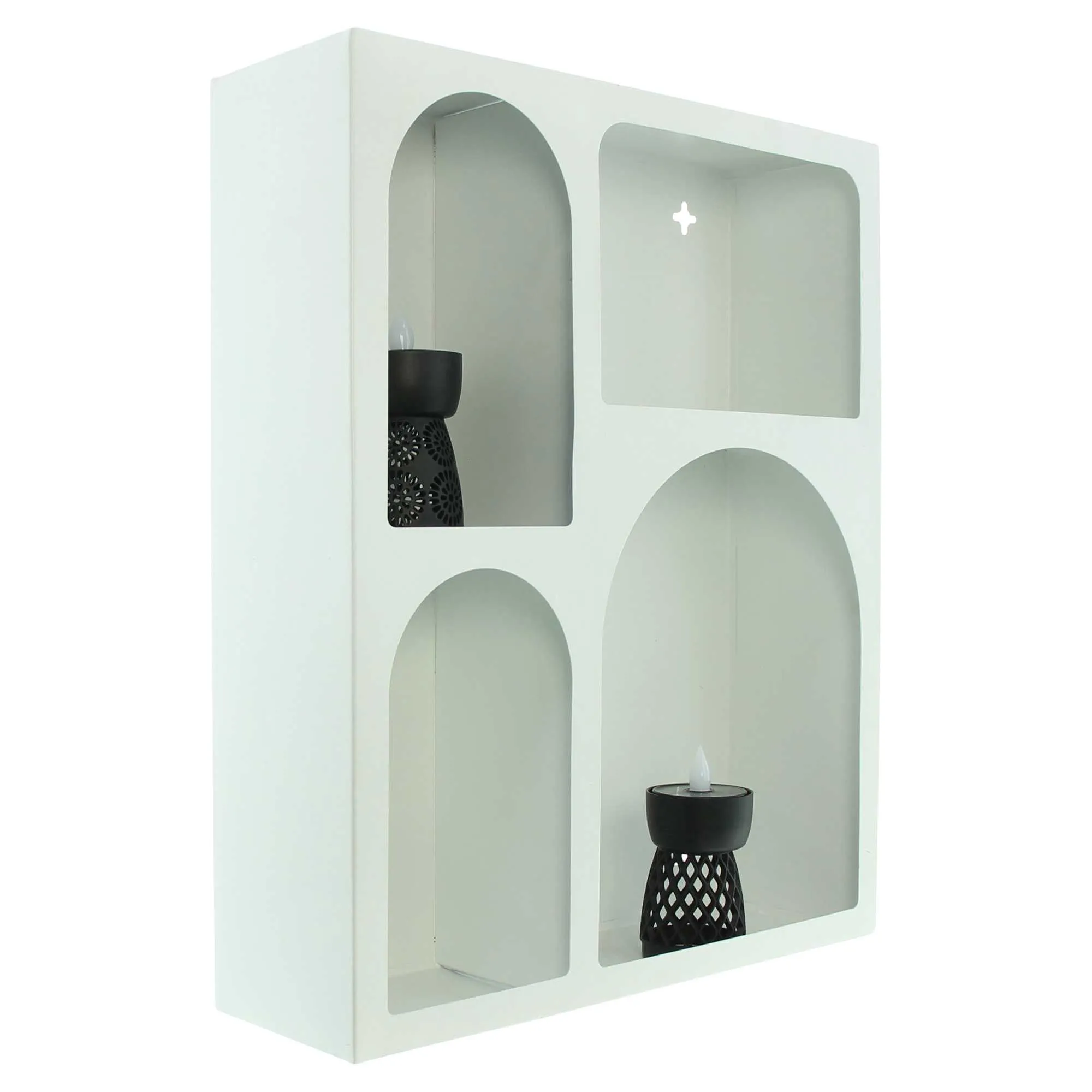 Wandregal "Classic White"  im Frank Flechtwaren Online Shop für Regale kaufen