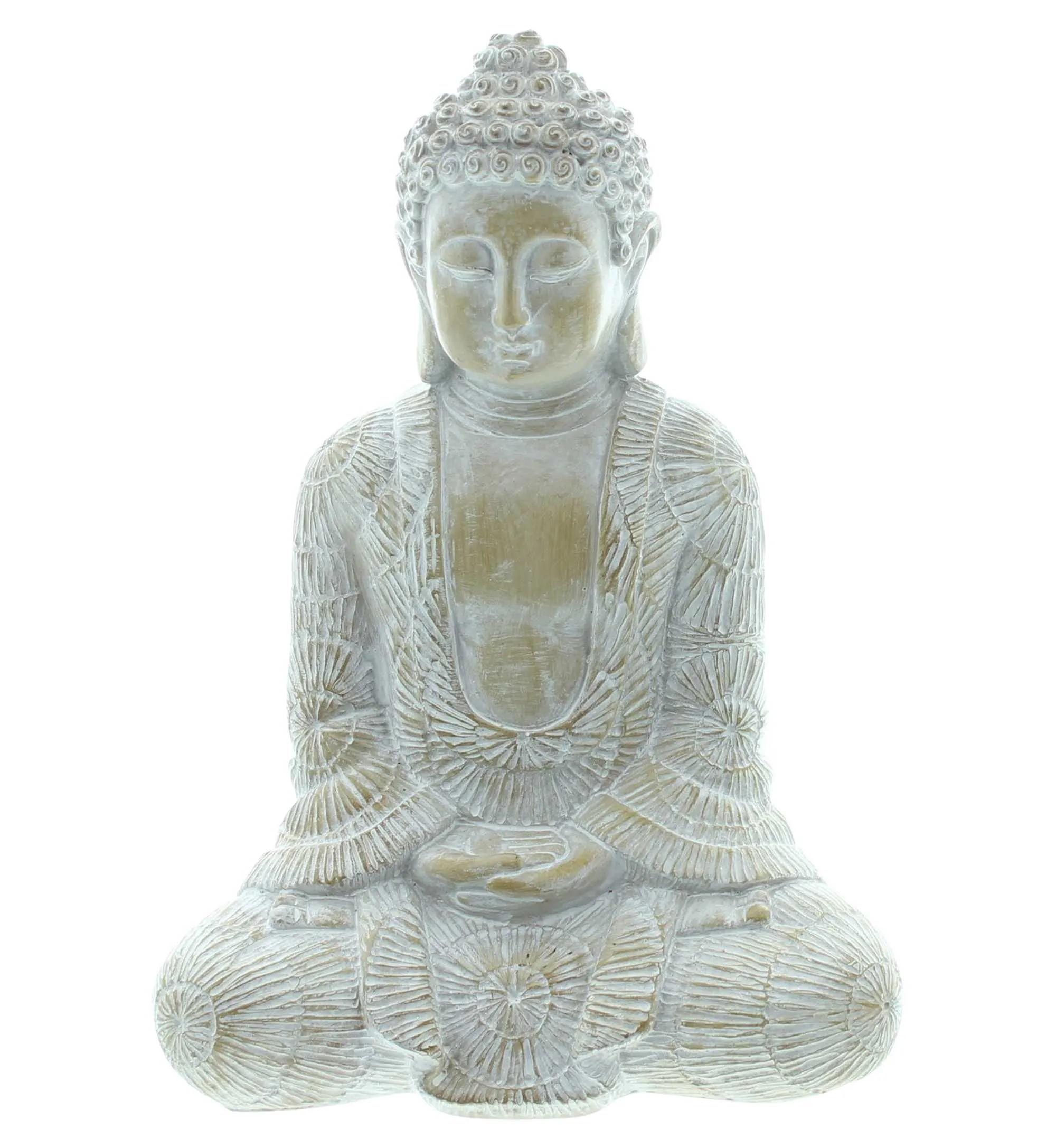 Buddha "Ruhe"  im Frank Flechtwaren Online Shop für Dekofiguren kaufen