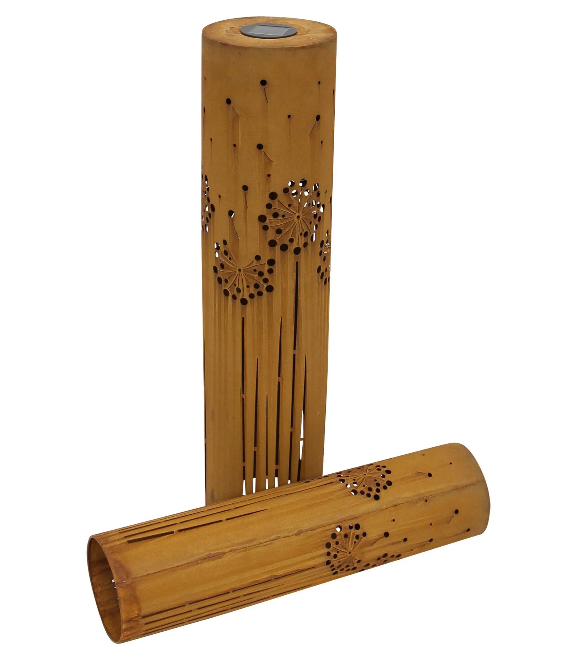 LED-Solarsäule "Pusteblume", 2er Set  im Frank Flechtwaren Online Shop für Bunter Ostergarten kaufen