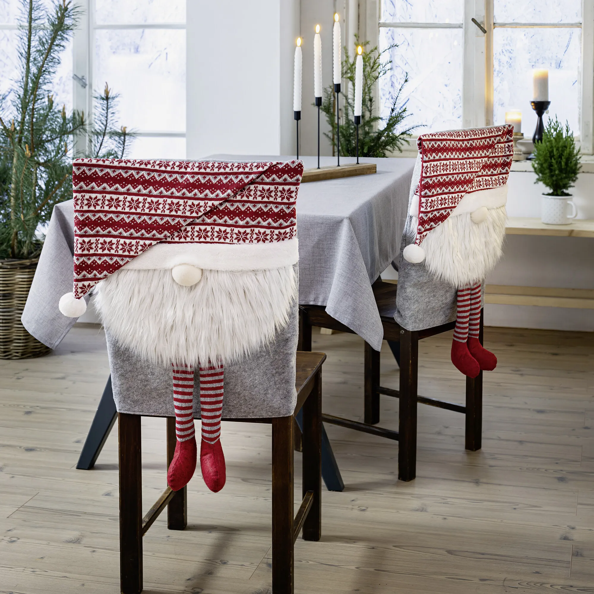 Stuhlhusse "Weihnachtswichtel"  im Frank Flechtwaren Online Shop kaufen