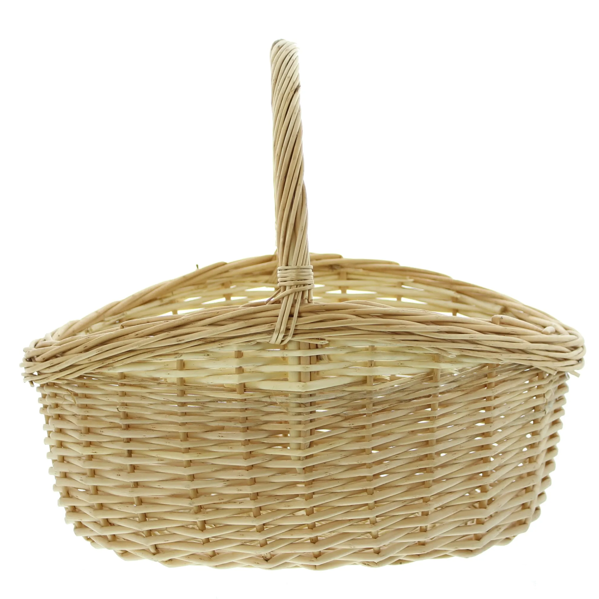 Bügelkorb "Naturweiß", groß  im Frank Flechtwaren Online Shop für Bügelkörbe kaufen
