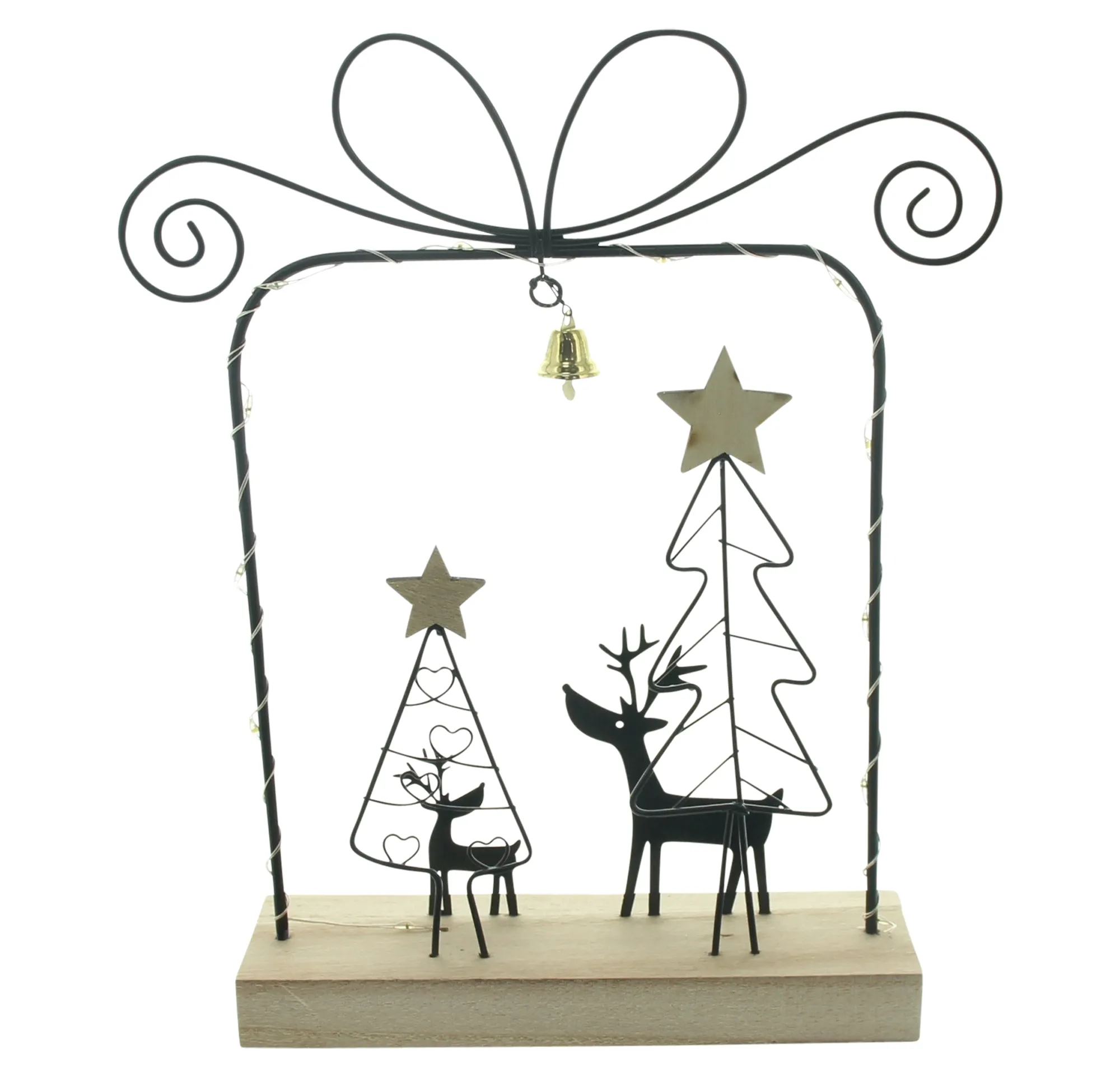 LED-Geschenk "Black"  im Frank Flechtwaren Online Shop für Weihnachtliche LED-Deko kaufen