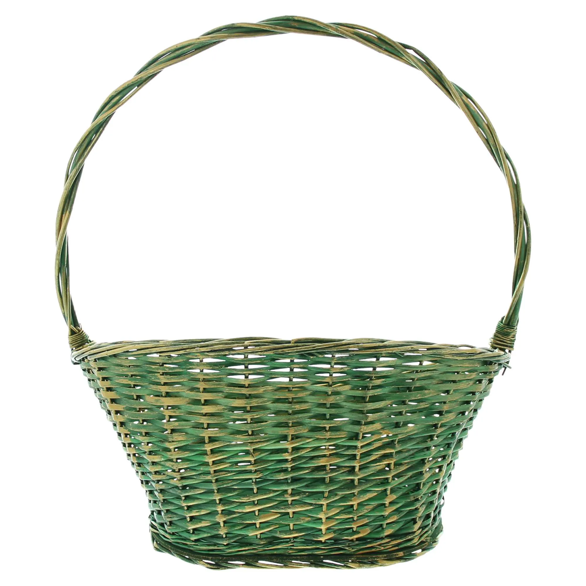 Präsentkorb "Grün/Gold"  im Frank Flechtwaren Online Shop für Präsentkörbe kaufen