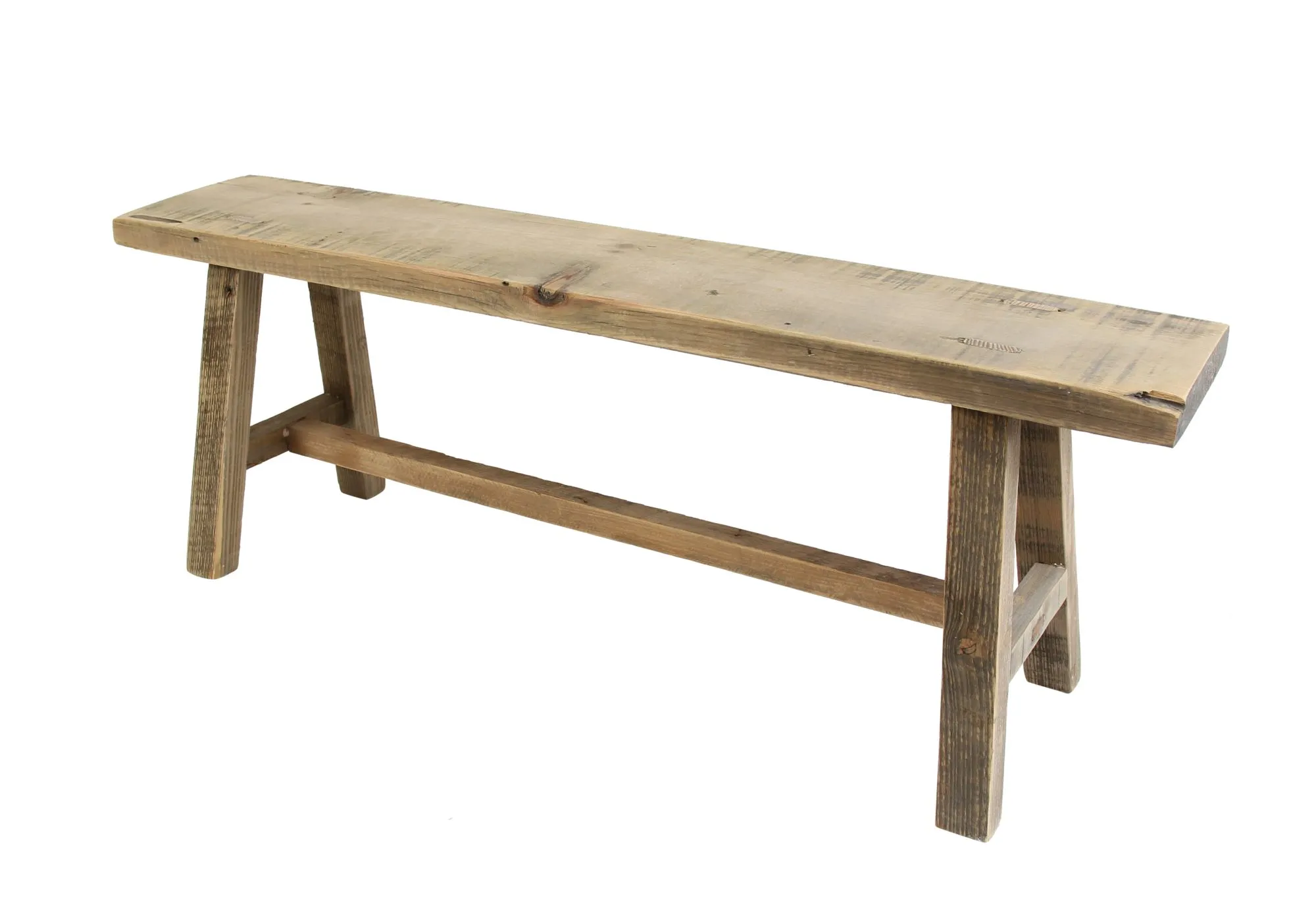 Holzbänkchen "Used-Look"  im Frank Flechtwaren Online Shop für Bunter Ostergarten kaufen