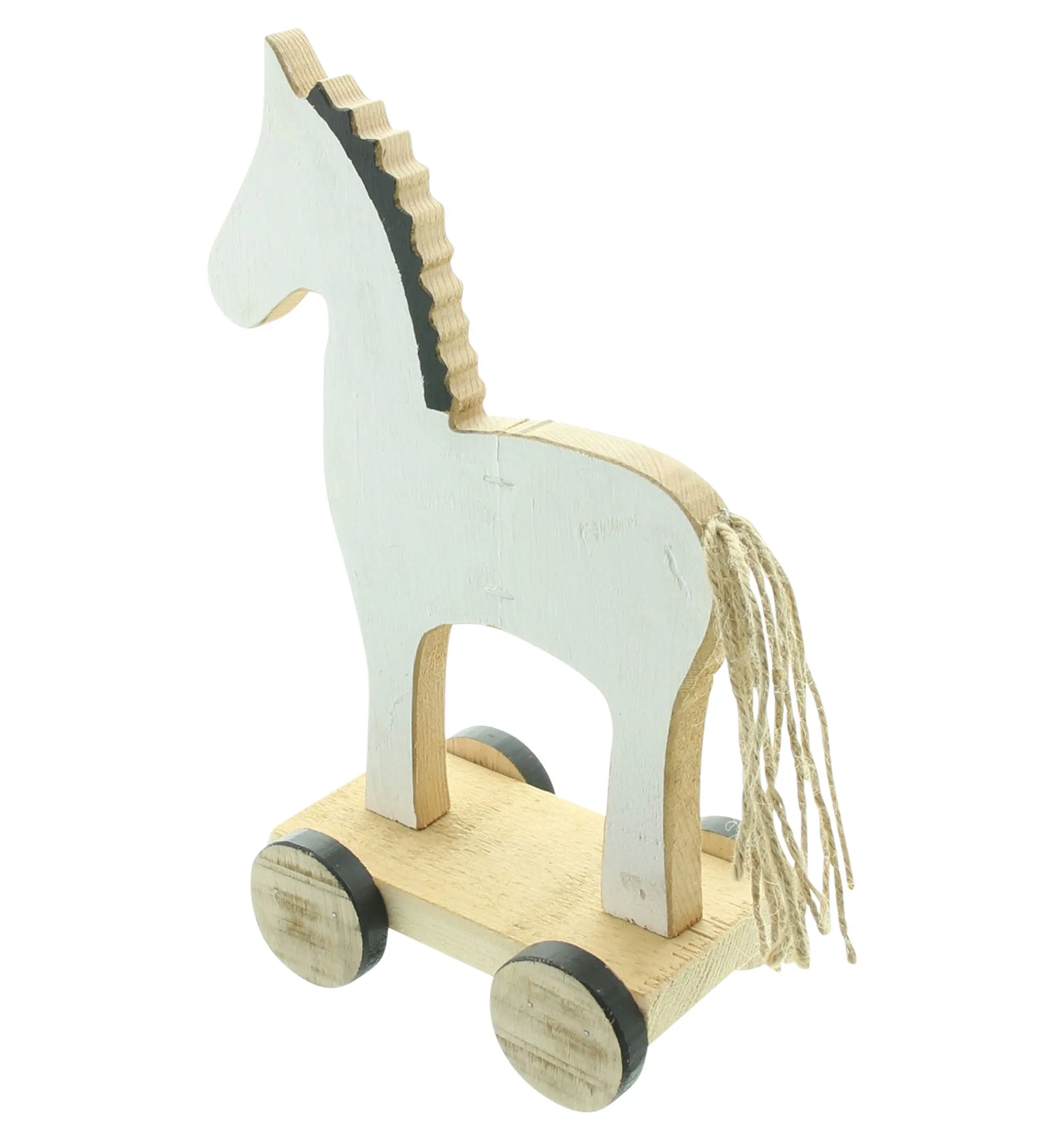 Figur "Nostalgisches Pferdchen"  im Frank Flechtwaren Online Shop für Weihnachtliche Dekofiguren kaufen