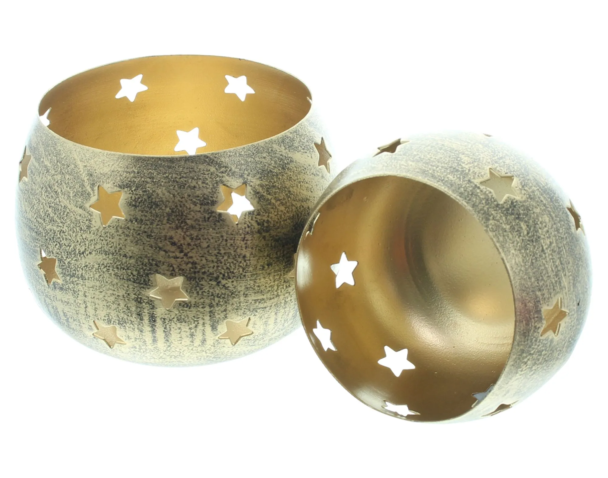 Windlicht "Sternenzauber", 2er Set  im Frank Flechtwaren Online Shop für Weihnachtliches Chalet kaufen