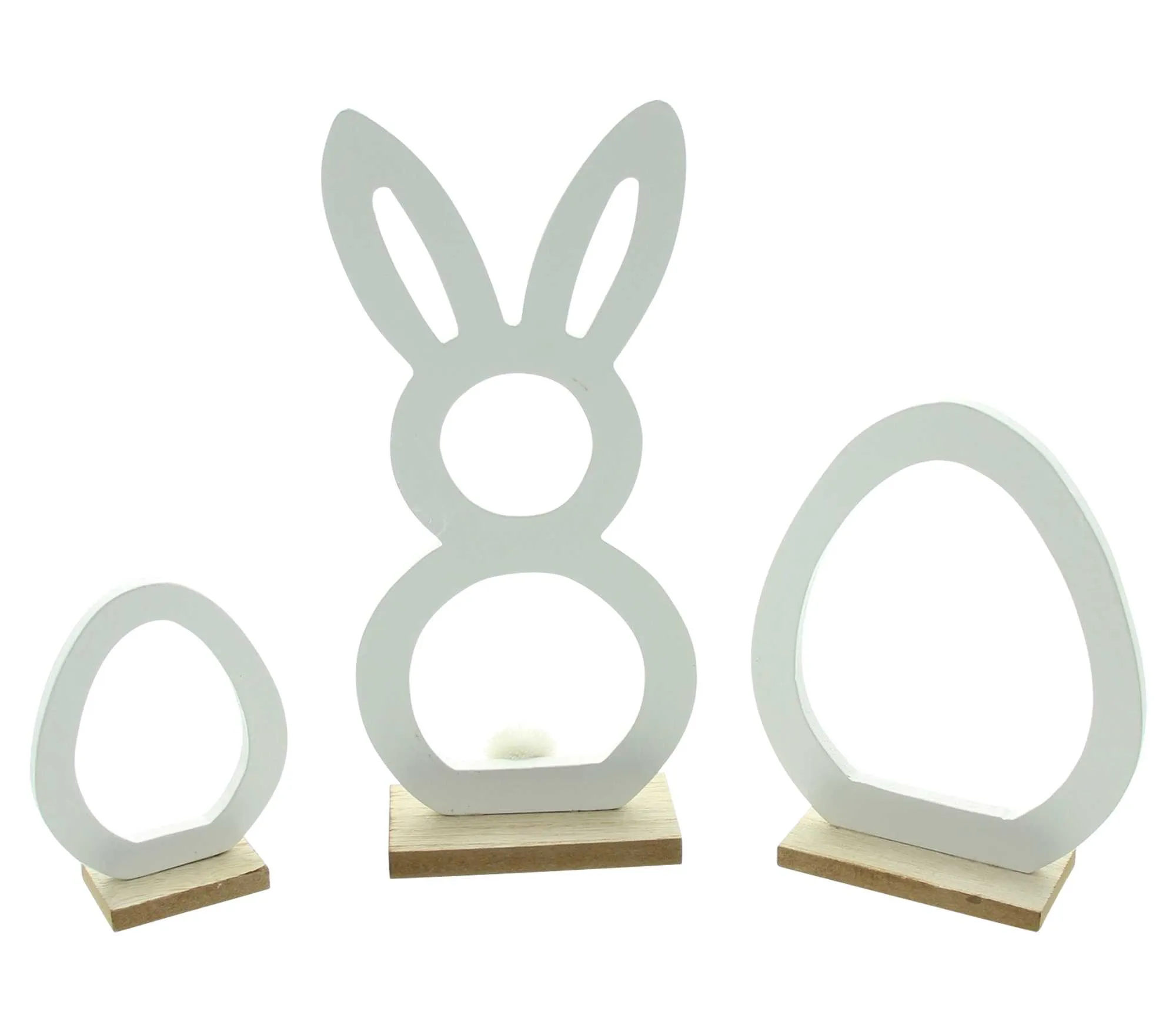 Osterdeko "Natur", 3er Set  im Frank Flechtwaren Online Shop für Hasen &amp; Co kaufen