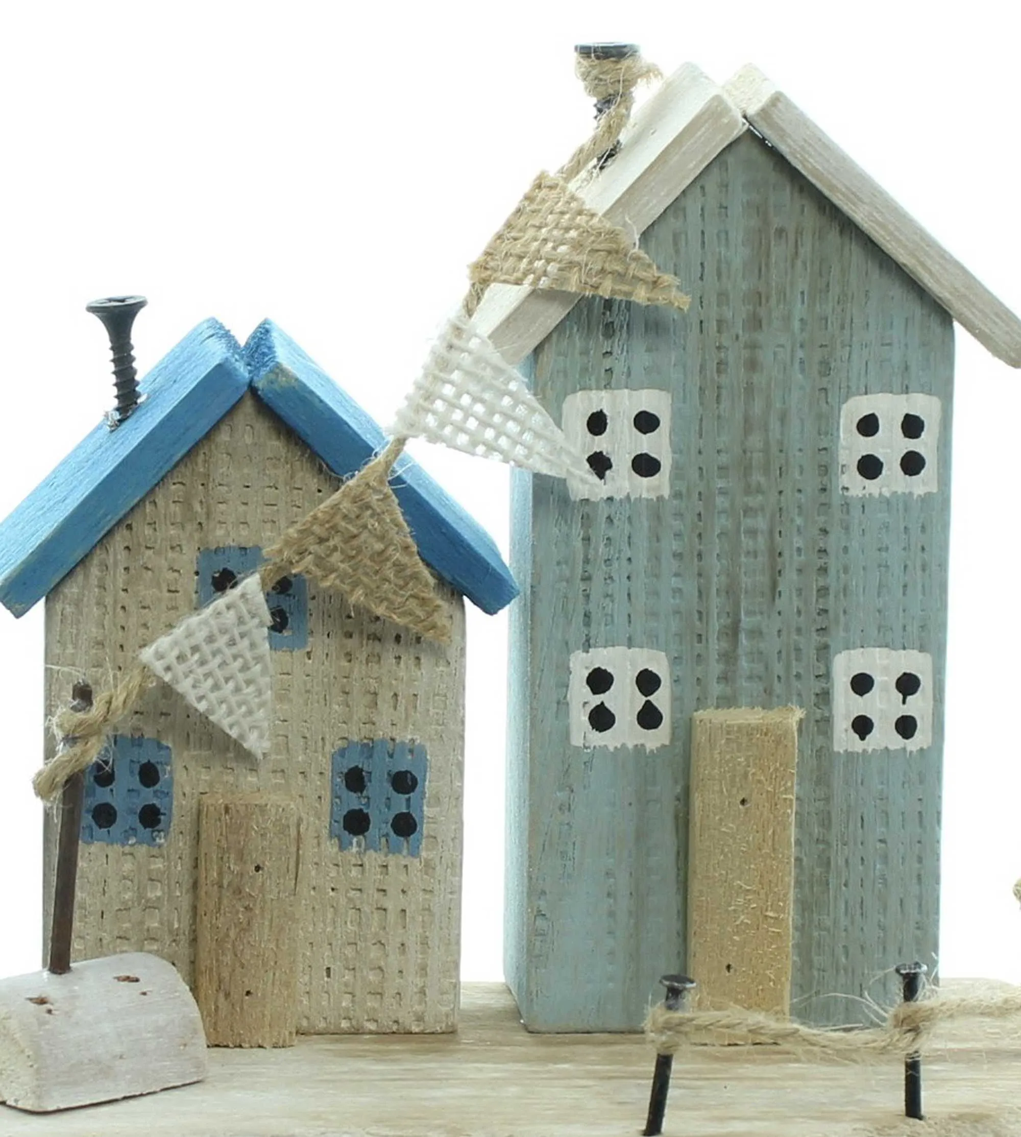 Holzdeko "Küstenpromenade"  im Frank Flechtwaren Online Shop für Geschenke-Tipps kaufen