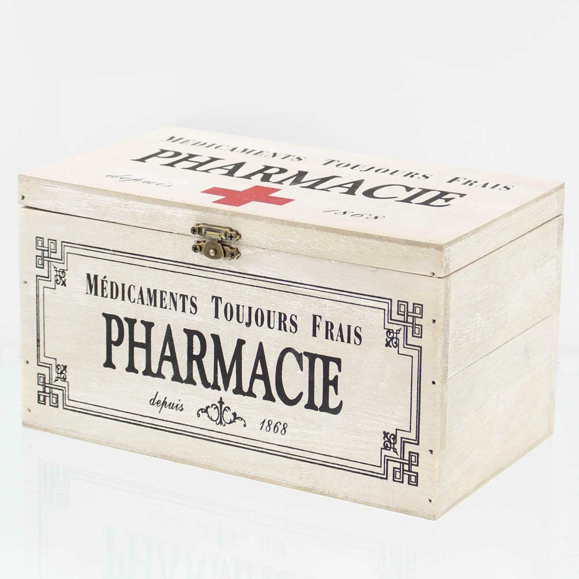 Dekobox "Pharmacie"  im Frank Flechtwaren Online Shop für Badezimmer kaufen