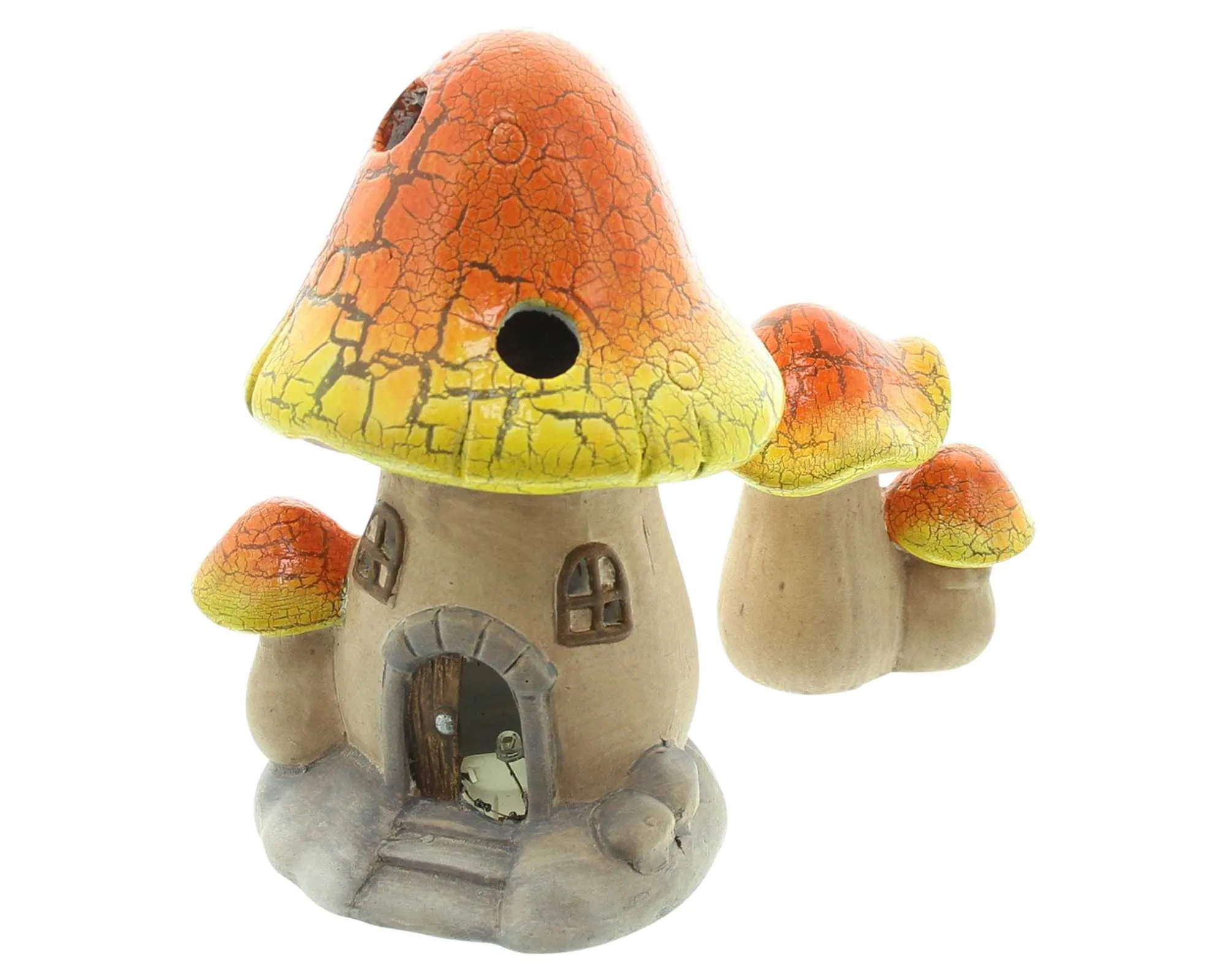 LED-Pilz "Haus", 2er Set  im Frank Flechtwaren Online Shop für Waldspaziergang kaufen