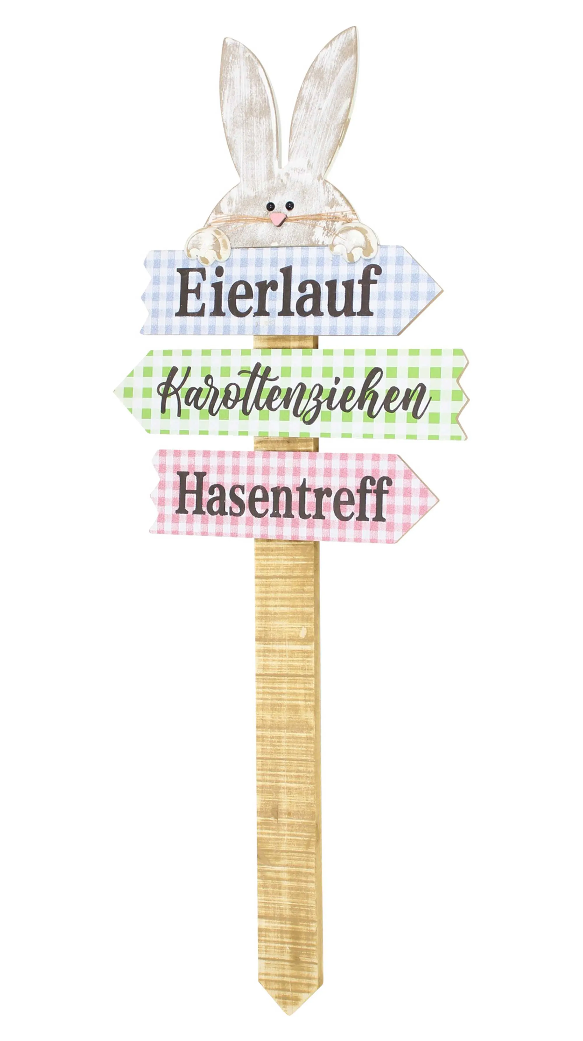 Gartenschild "Osterparty"  im Frank Flechtwaren Online Shop für Bunte Osterzeit kaufen
