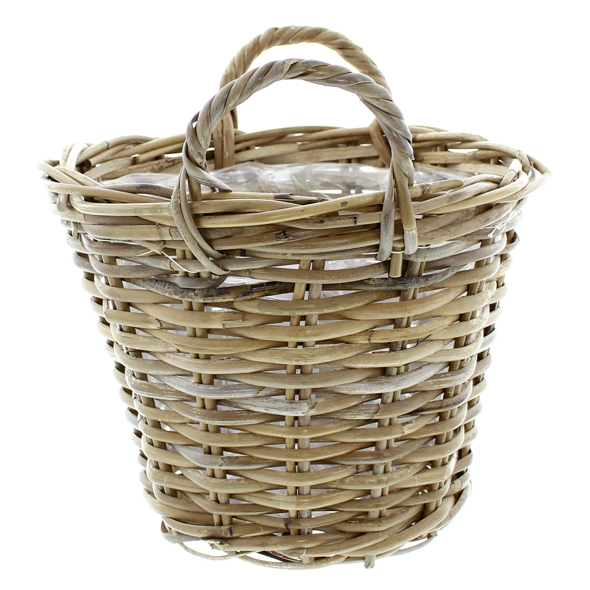 Pflanzkorb "Rattan", klein  im Frank Flechtwaren Online Shop für Pflanzkörbe kaufen