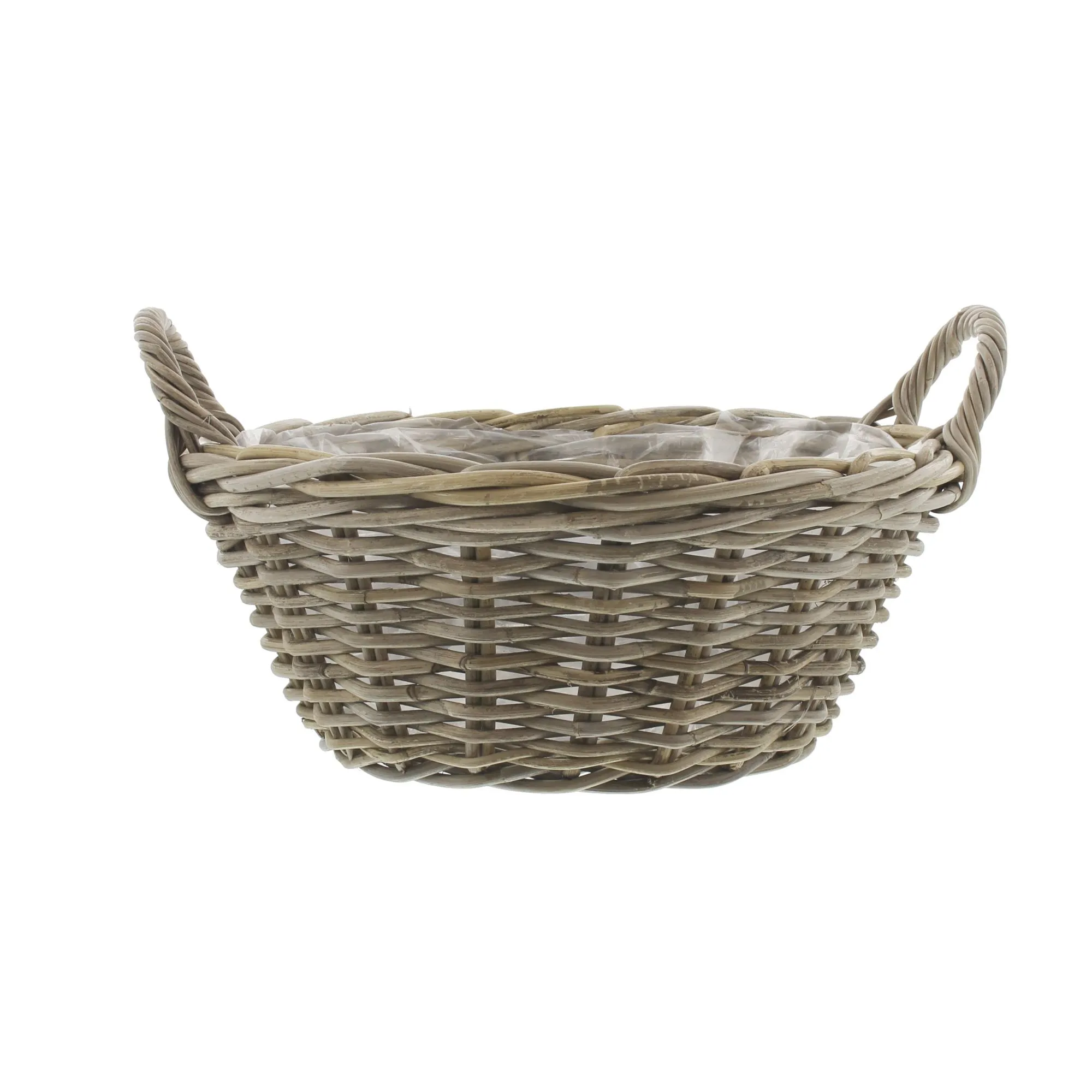 Pflanzschale "Rattan", groß  im Frank Flechtwaren Online Shop für Pflanzkörbe kaufen