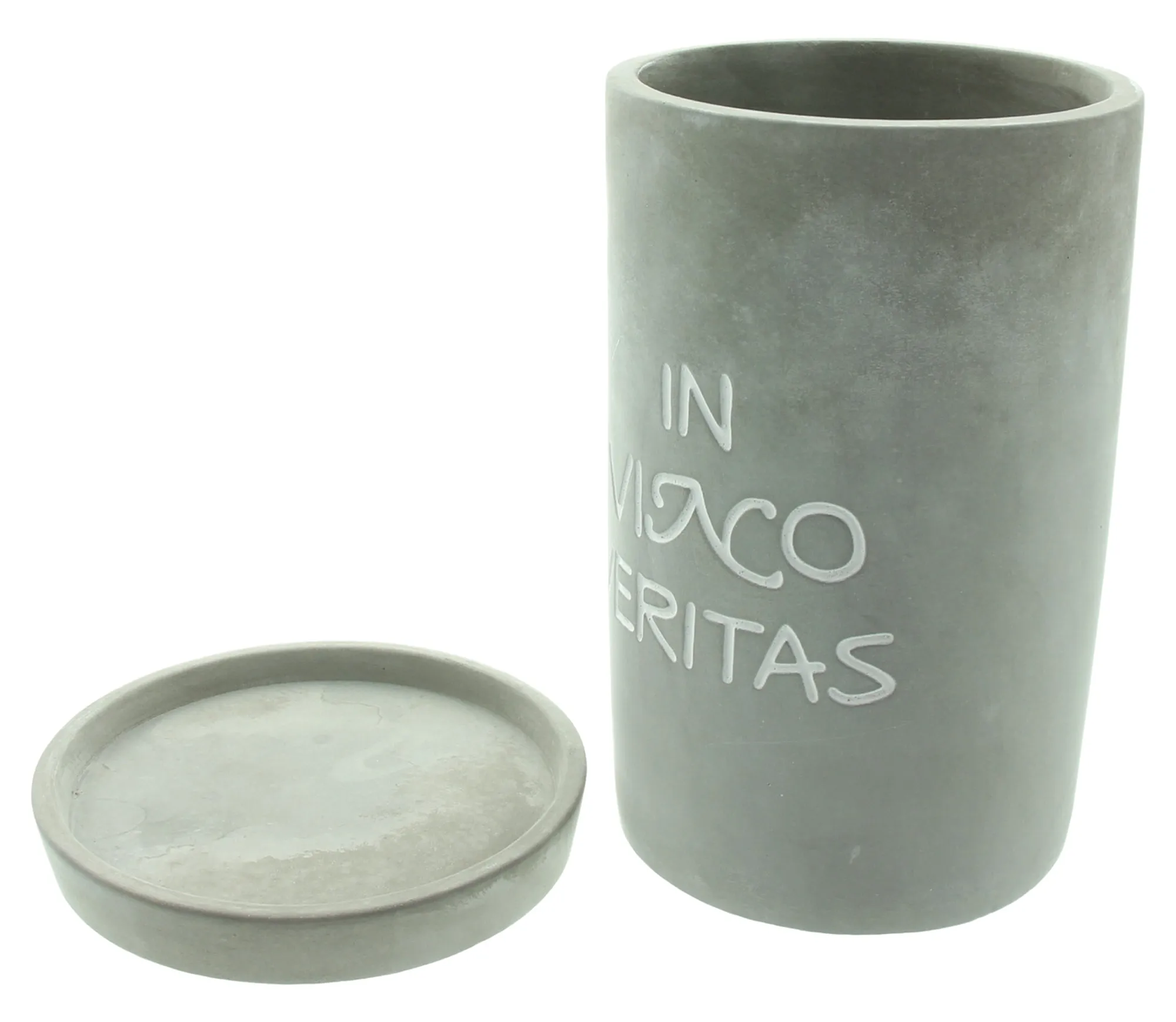 Weinkühler "Beton-Style", 2tlg.  im Frank Flechtwaren Online Shop für Gartenparty kaufen