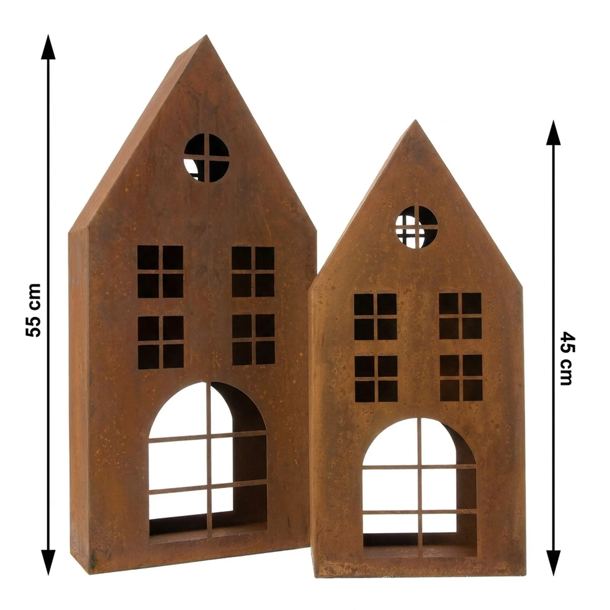 Haus "Rost", 2er Set  im Frank Flechtwaren Online Shop für Aus dem Häuschen kaufen