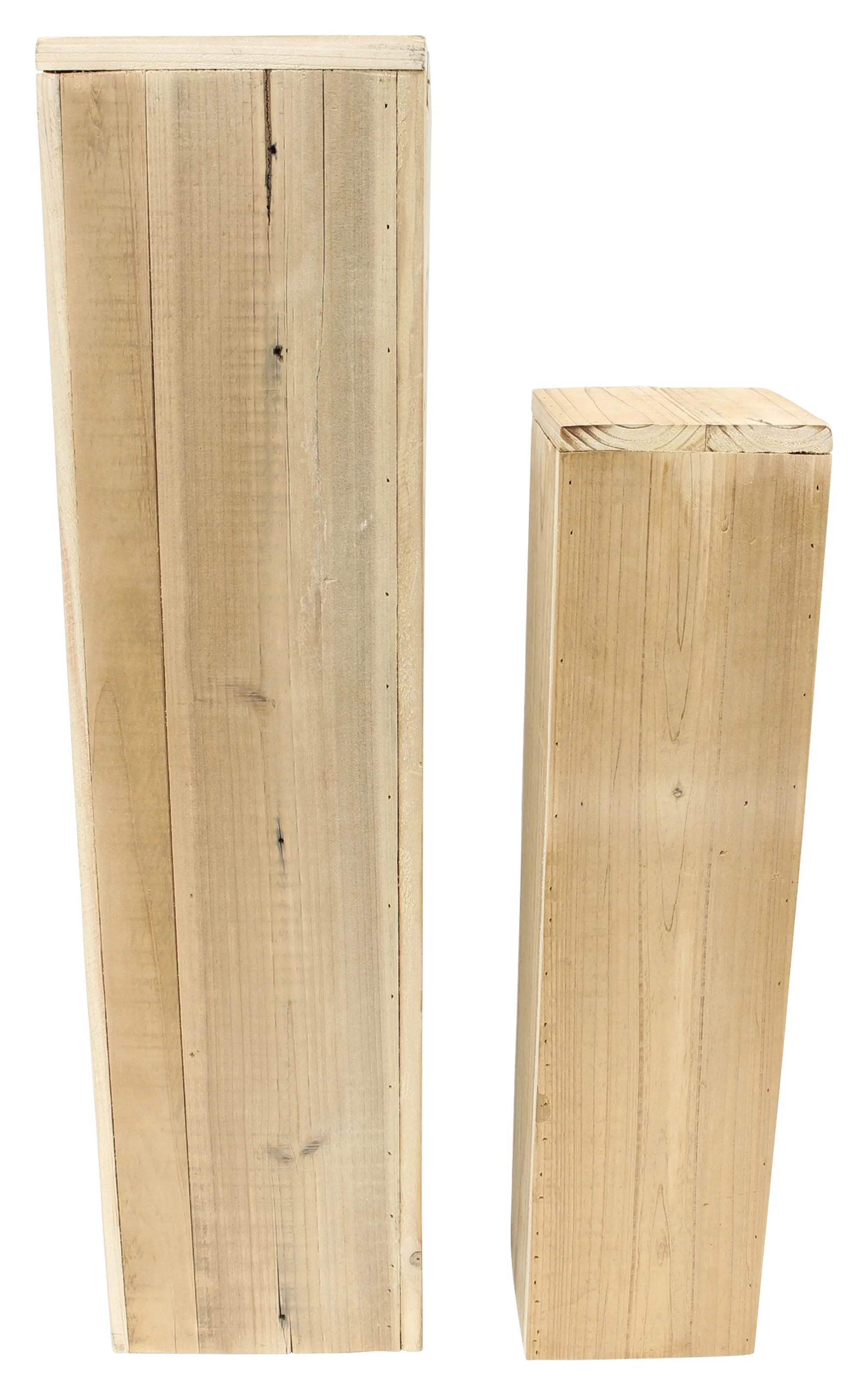 Säule "Rustikal", 2er Set  im Frank Flechtwaren Online Shop für Nordischer Winter kaufen