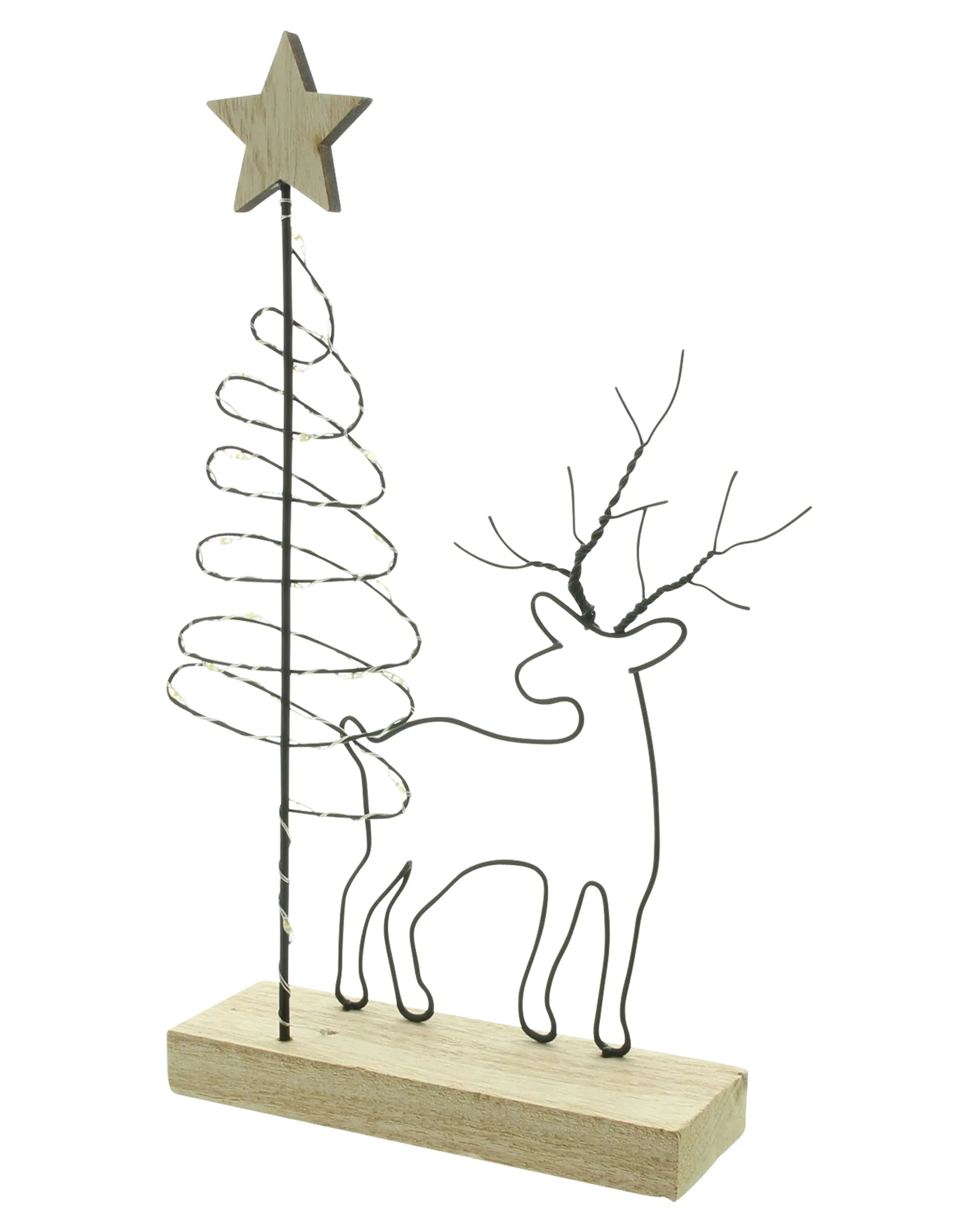 LED-Deko "Winterwald"  im Frank Flechtwaren Online Shop für Tannenbäume kaufen
