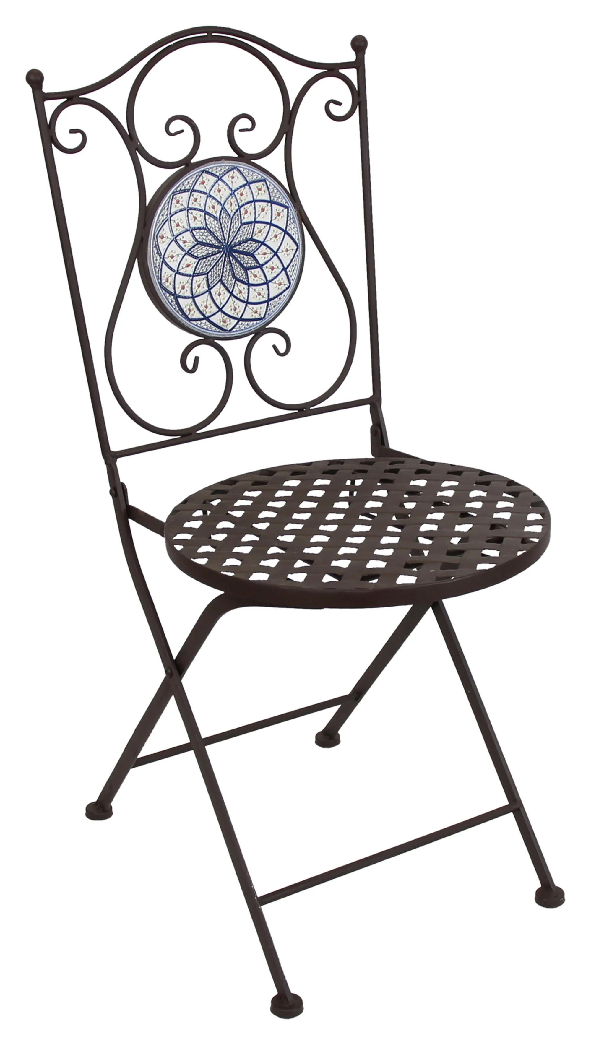 Mosaikstuhl "Mare"  im Frank Flechtwaren Online Shop für Gartensessel &amp; Gartenstühle kaufen