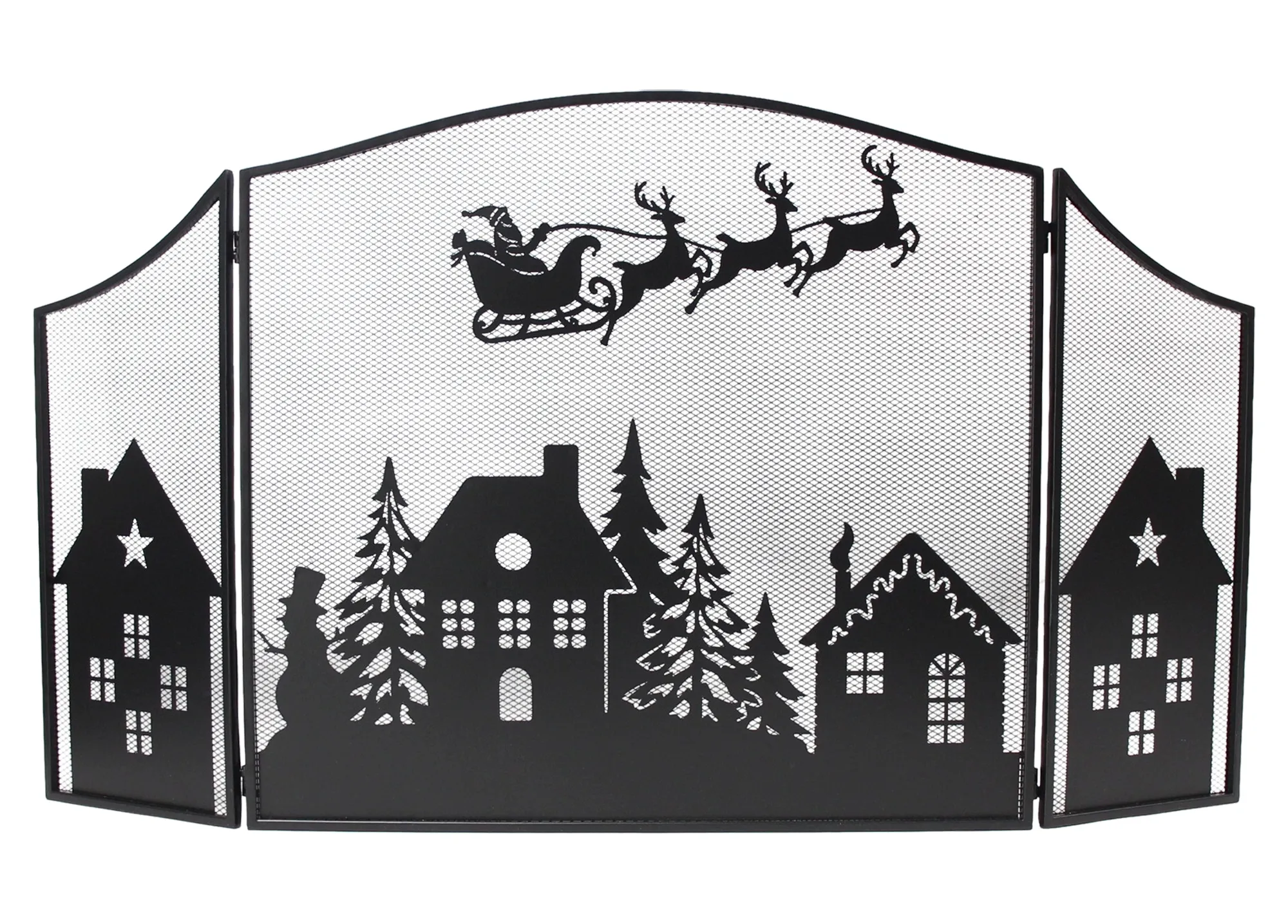 Kamindeko "Christmas Time"  im Frank Flechtwaren Online Shop für Kaminkonsolen kaufen
