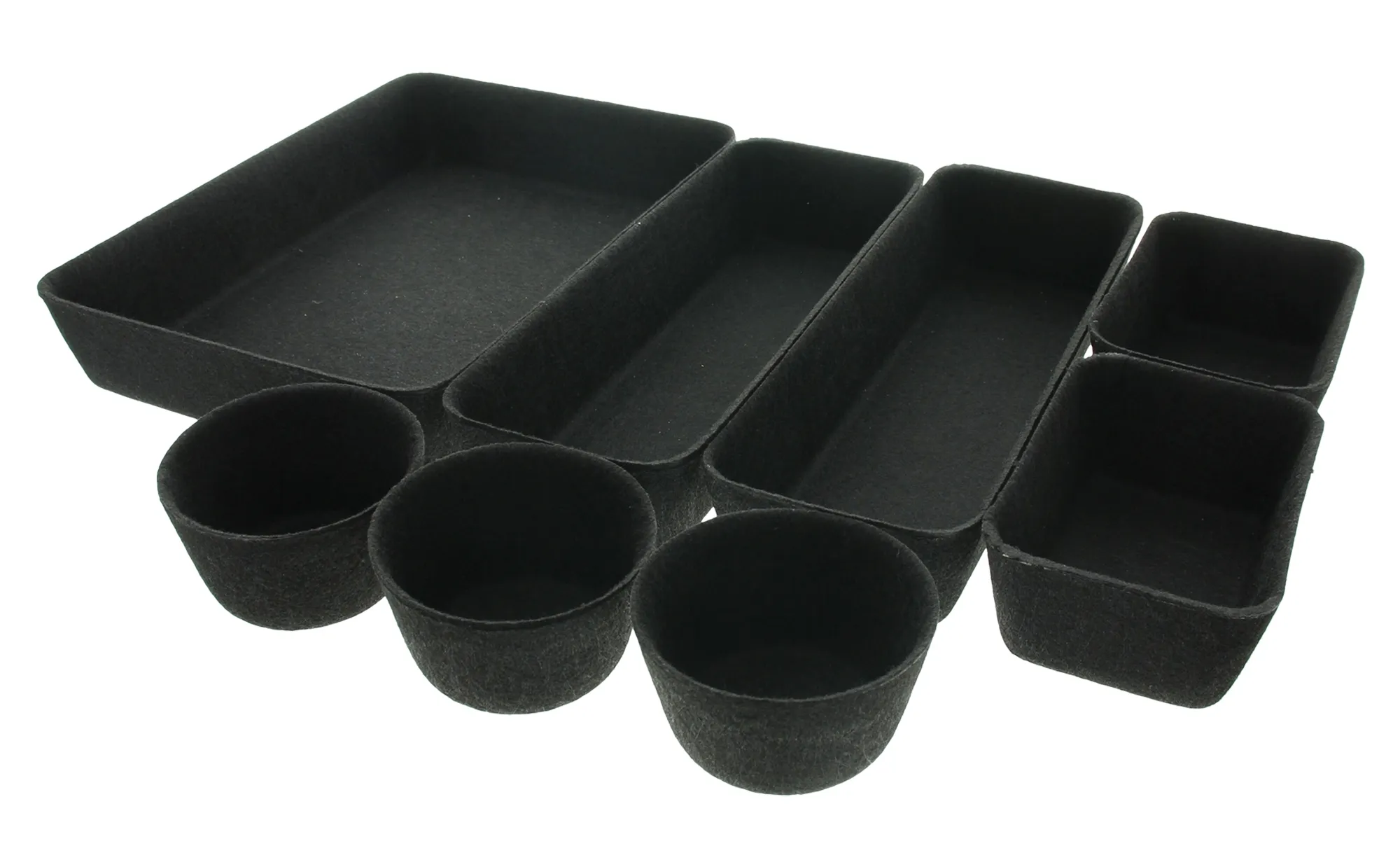 Schubladen-Organizer "Black", 8tlg.  im Frank Flechtwaren Online Shop für Modern Living kaufen