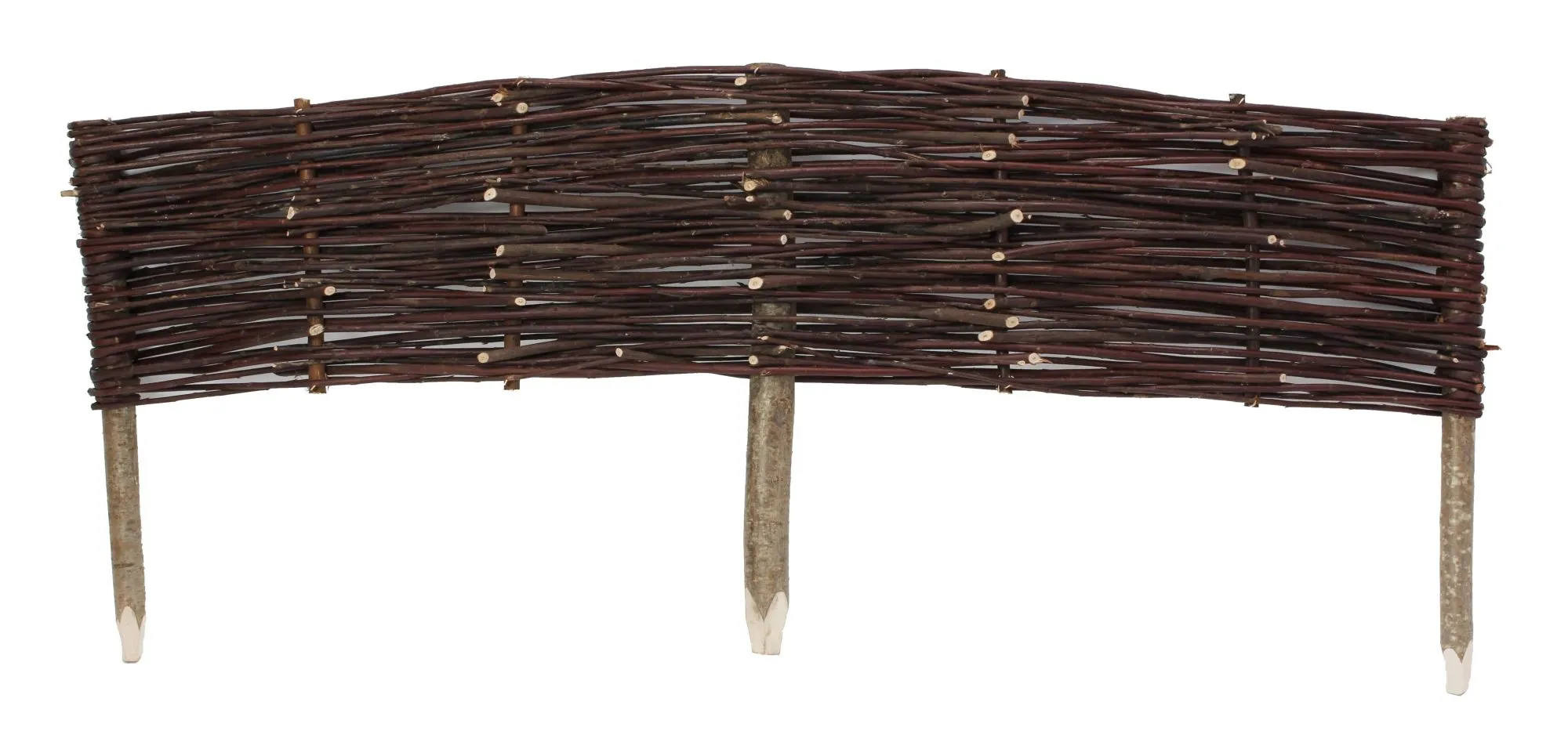Beetbegrenzung "Weidenzaun", 100 x 20 cm  im Frank Flechtwaren Online Shop für Korbwaren: Handmade in Europe kaufen