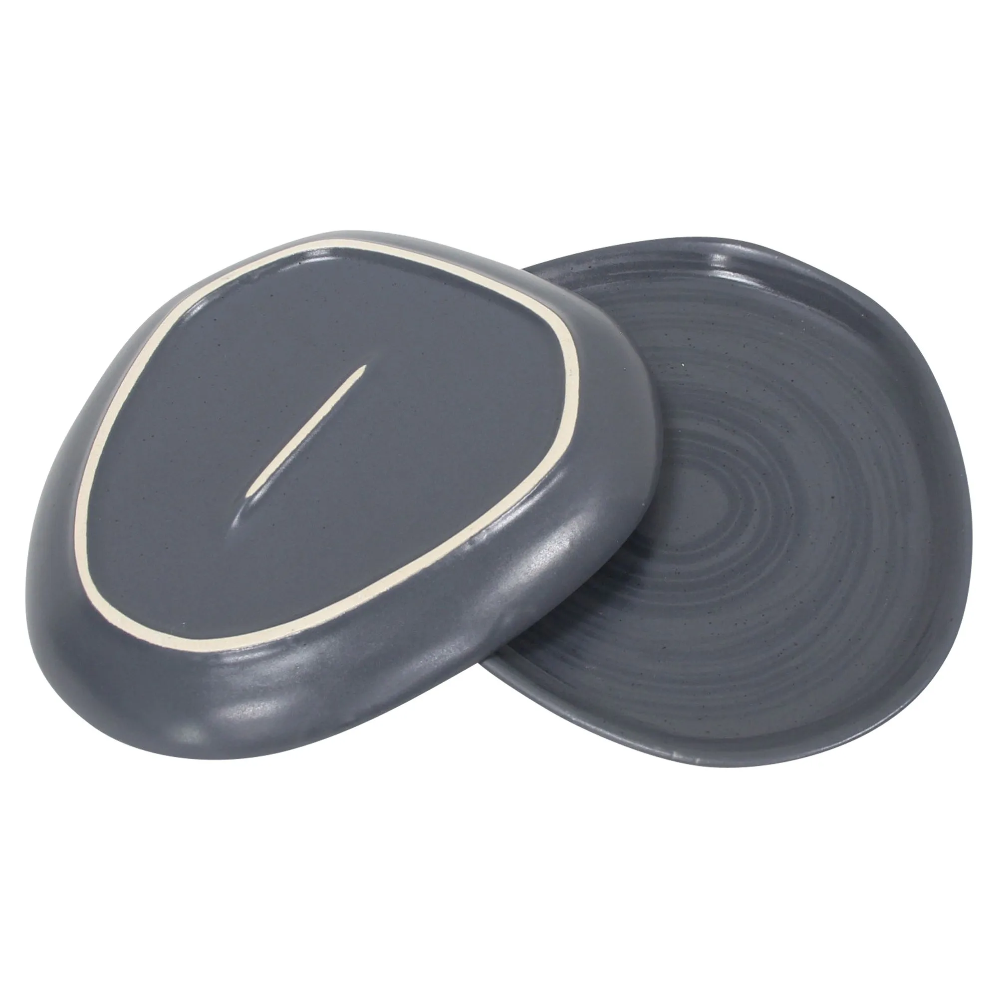Kleiner Teller "Circle", 2er Set  im Frank Flechtwaren Online Shop für Tischlein deck dich kaufen