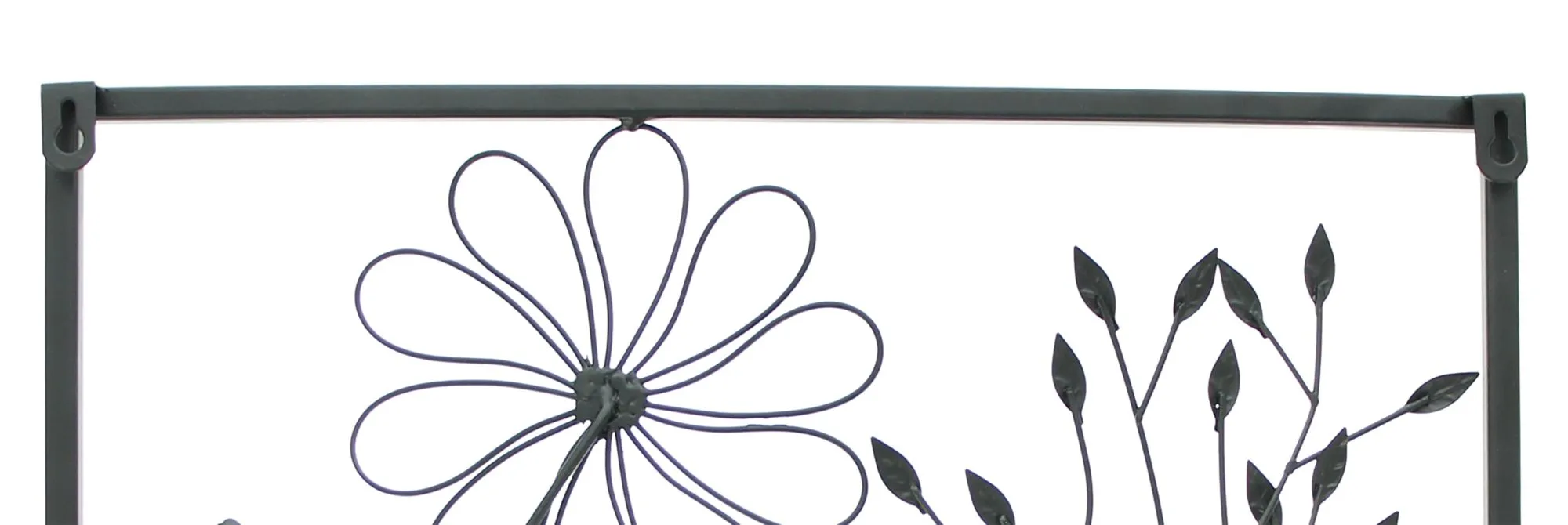 Bild "Black Flowers"  im Frank Flechtwaren Online Shop für Wanddeko kaufen